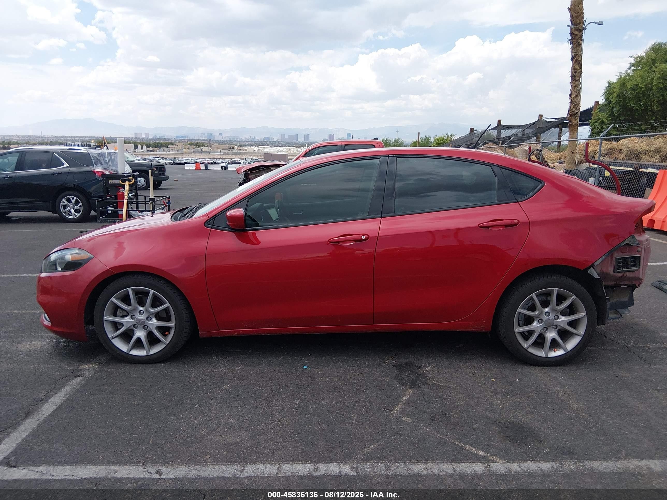 2013 Dodge Dart Rallye Red vin: 1C3CDFBA1DD241532