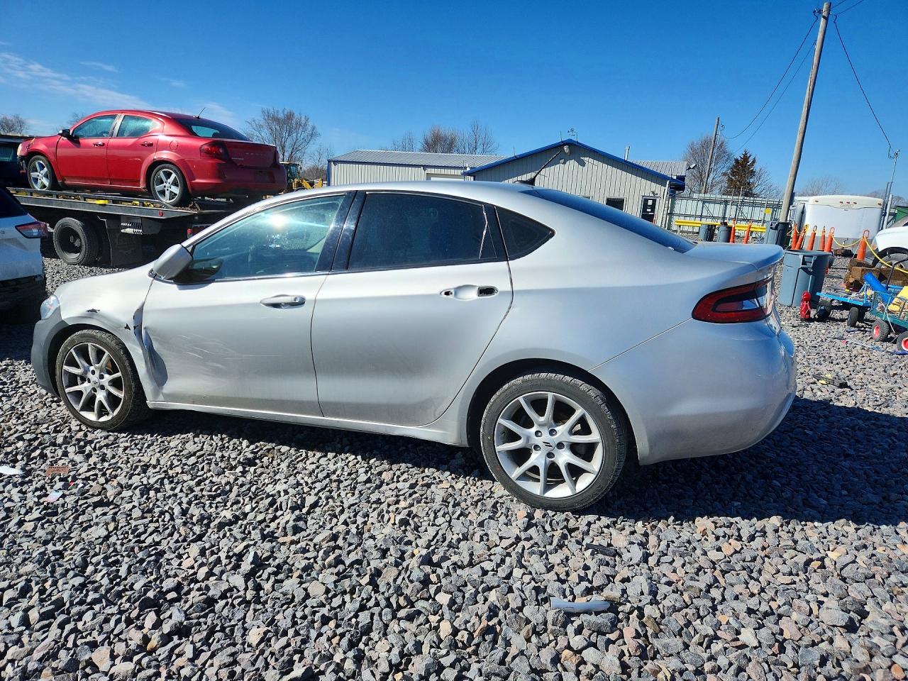 2013 Dodge Dart Sxt Серебряный vin: 1C3CDFBA1DD266480
