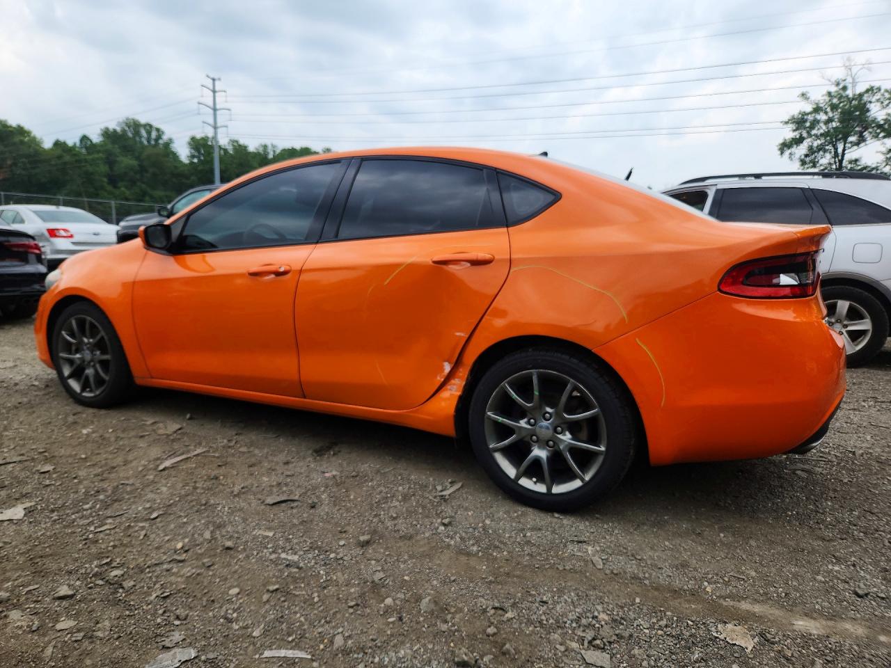 2013 Dodge Dart Sxt Orange vin: 1C3CDFBA1DD328623