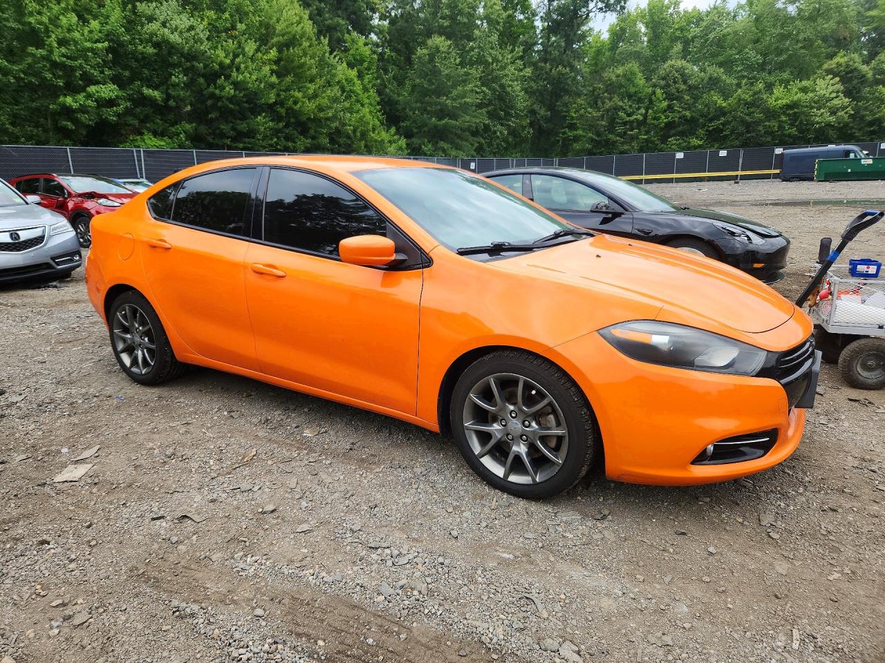 2013 Dodge Dart Sxt Orange vin: 1C3CDFBA1DD328623
