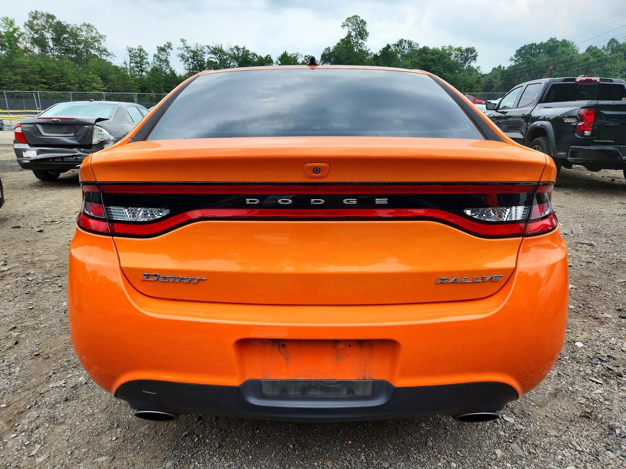 2013 Dodge Dart Sxt Orange vin: 1C3CDFBA1DD328623