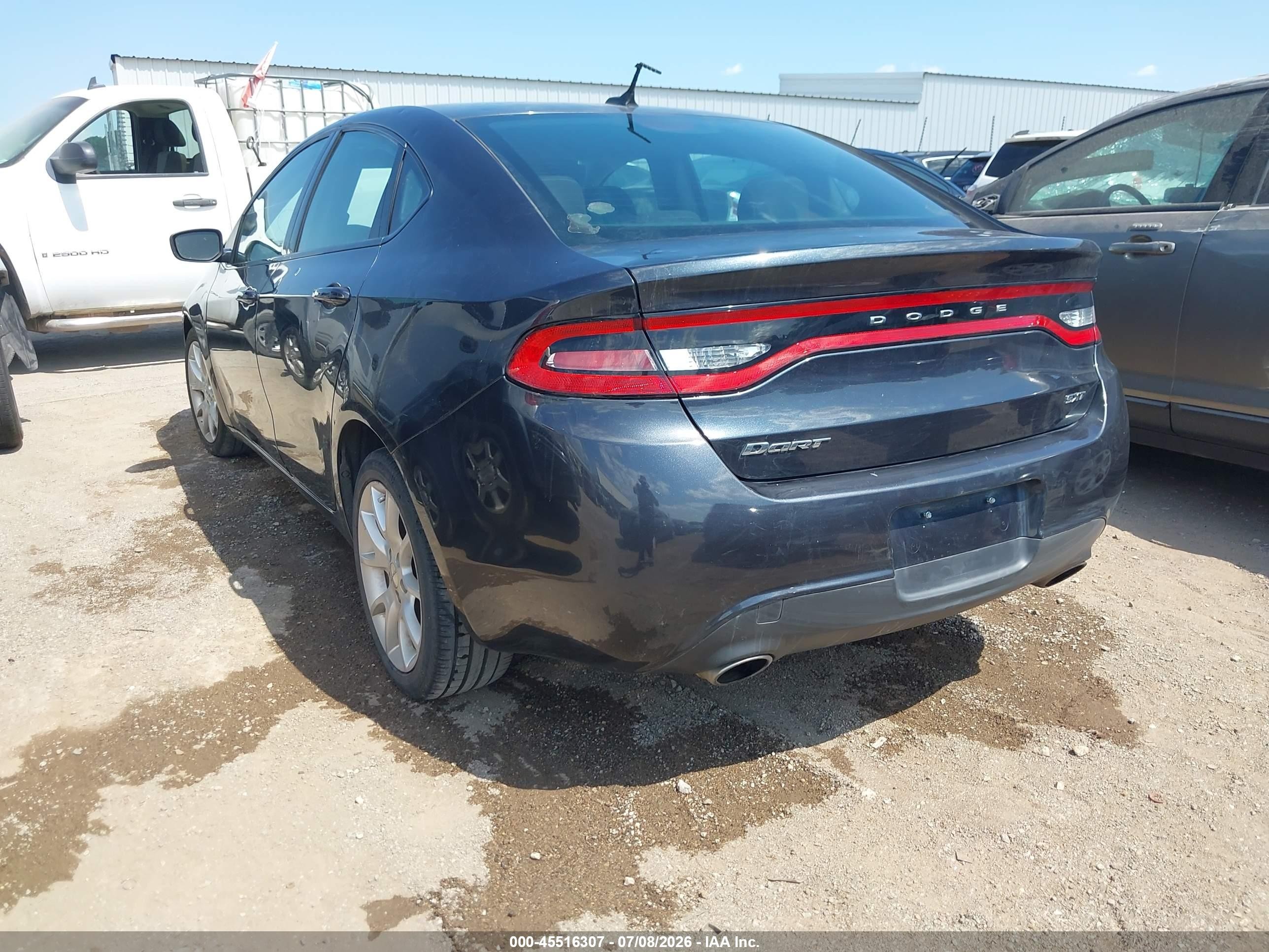 2013 Dodge Dart Sxt Black vin: 1C3CDFBA1DD336799