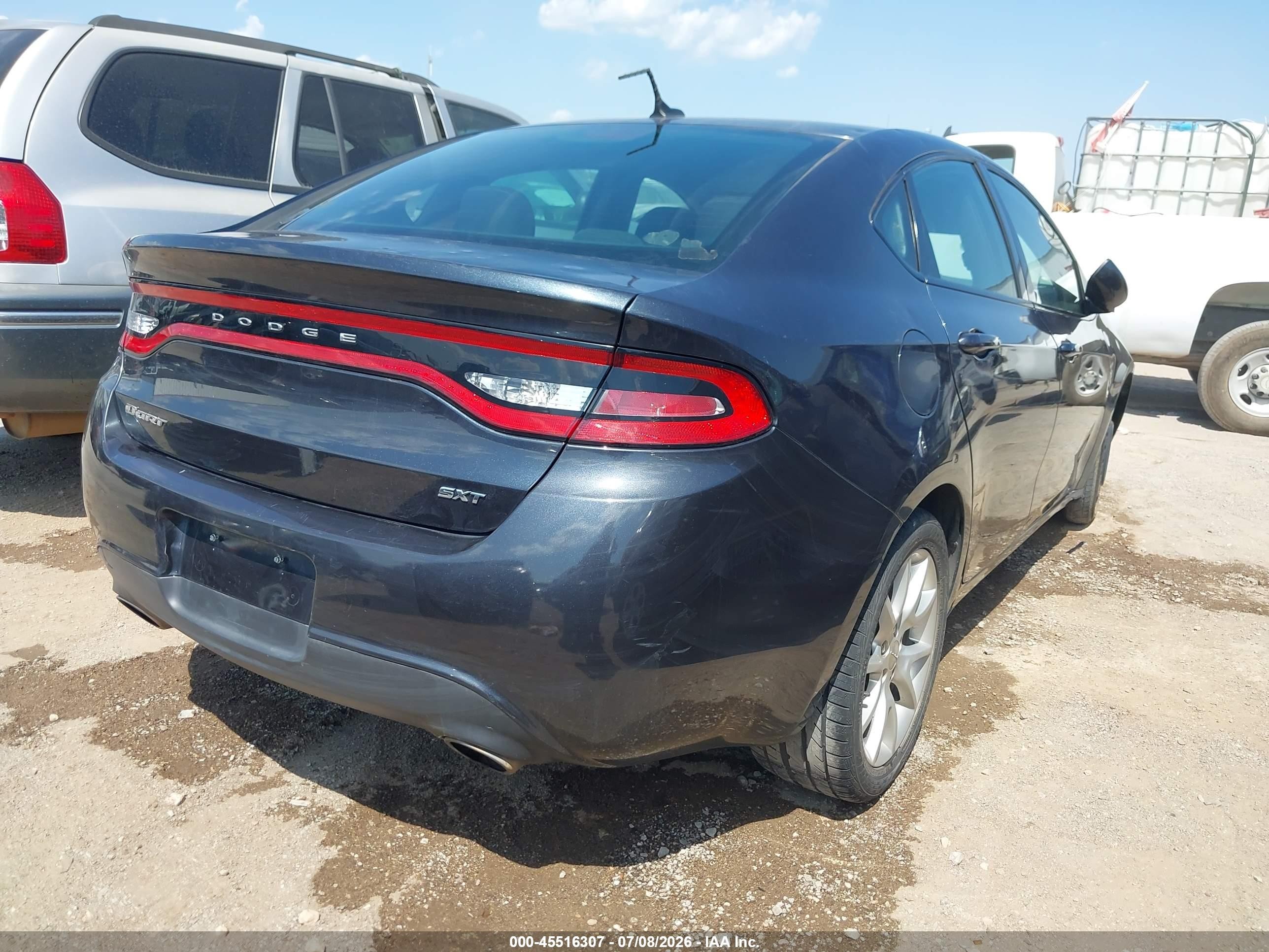 2013 Dodge Dart Sxt Black vin: 1C3CDFBA1DD336799