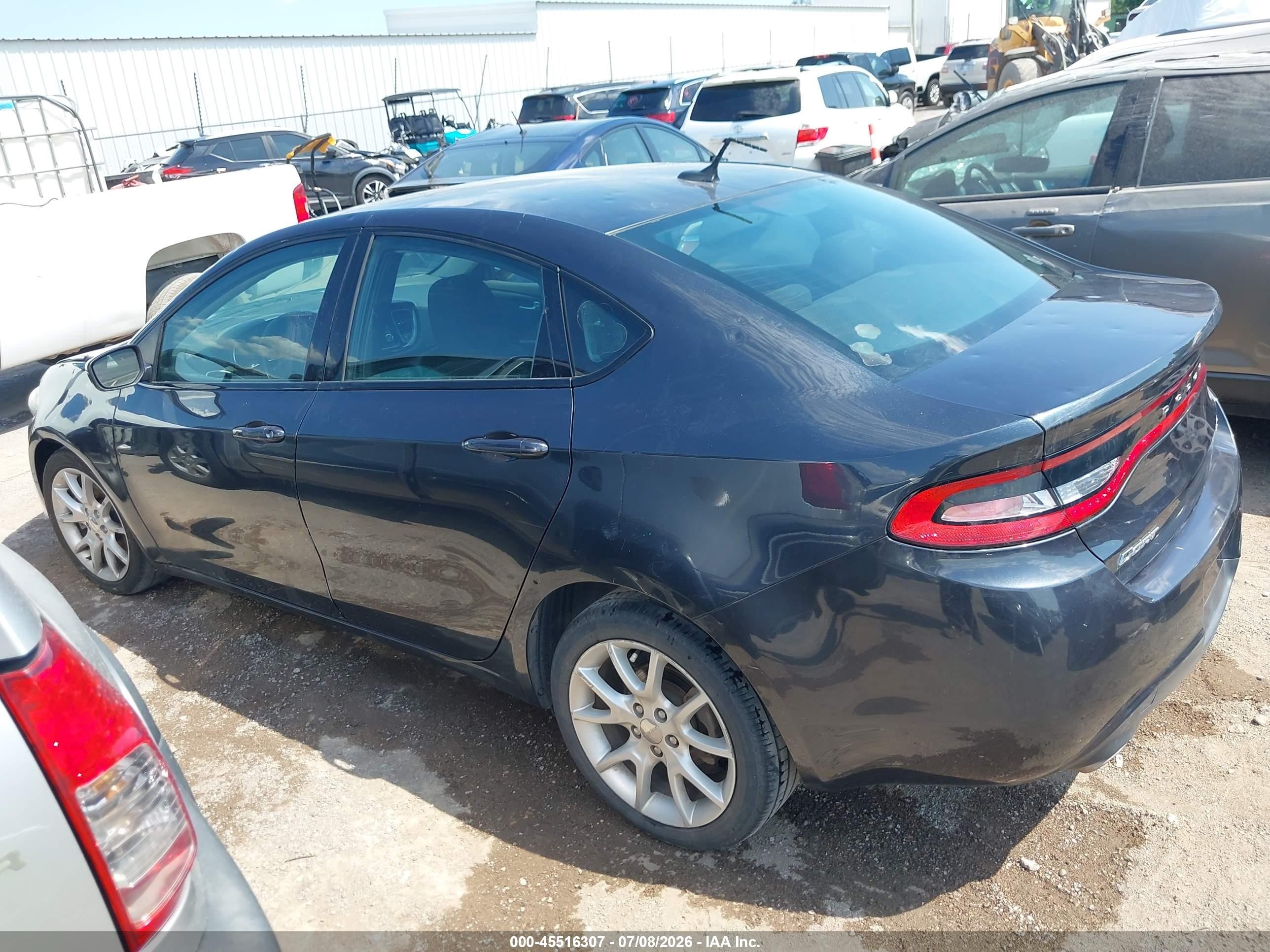 2013 Dodge Dart Sxt Black vin: 1C3CDFBA1DD336799