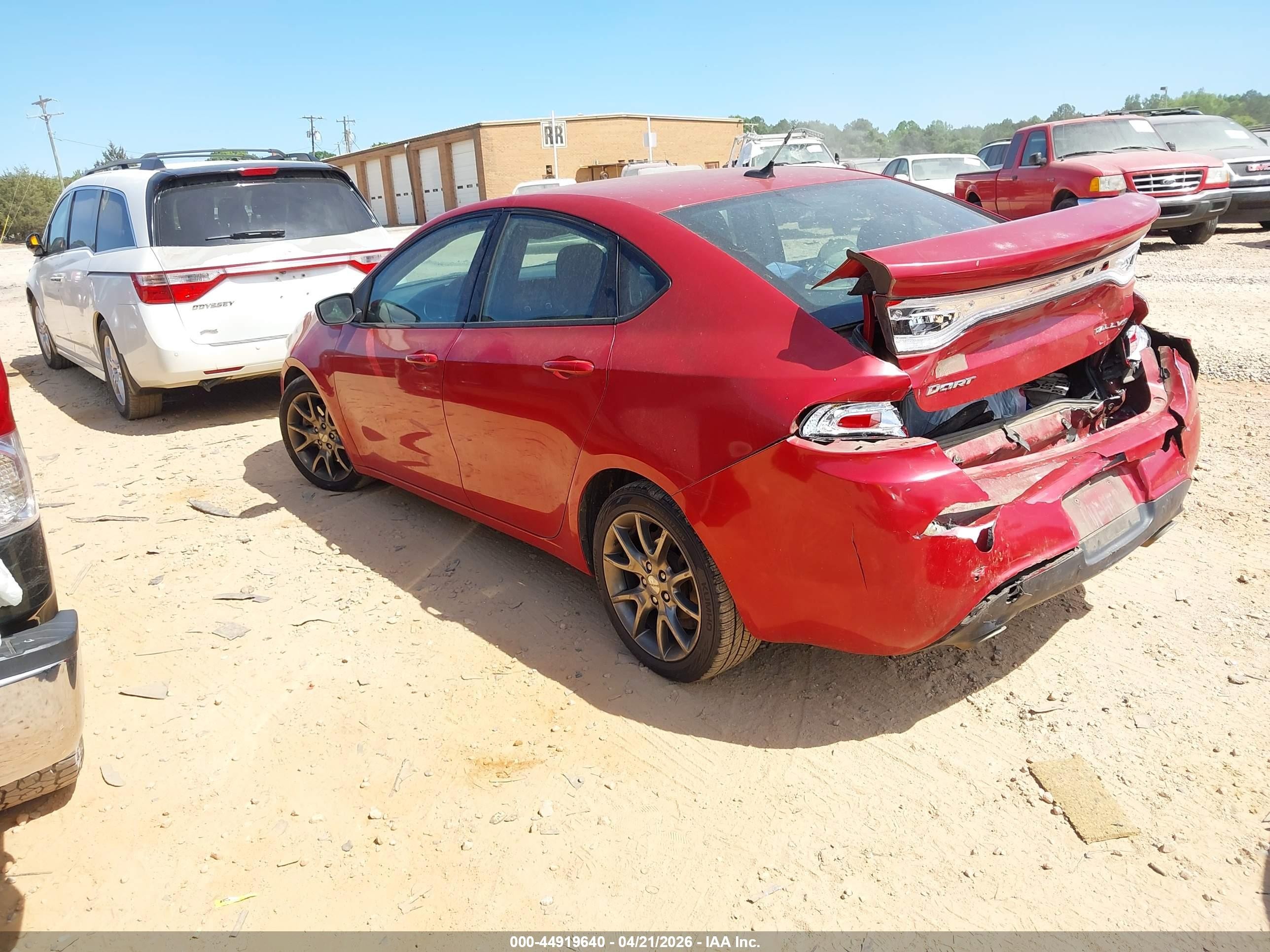 2013 Dodge Dart Sxt Red vin: 1C3CDFBA1DD336818