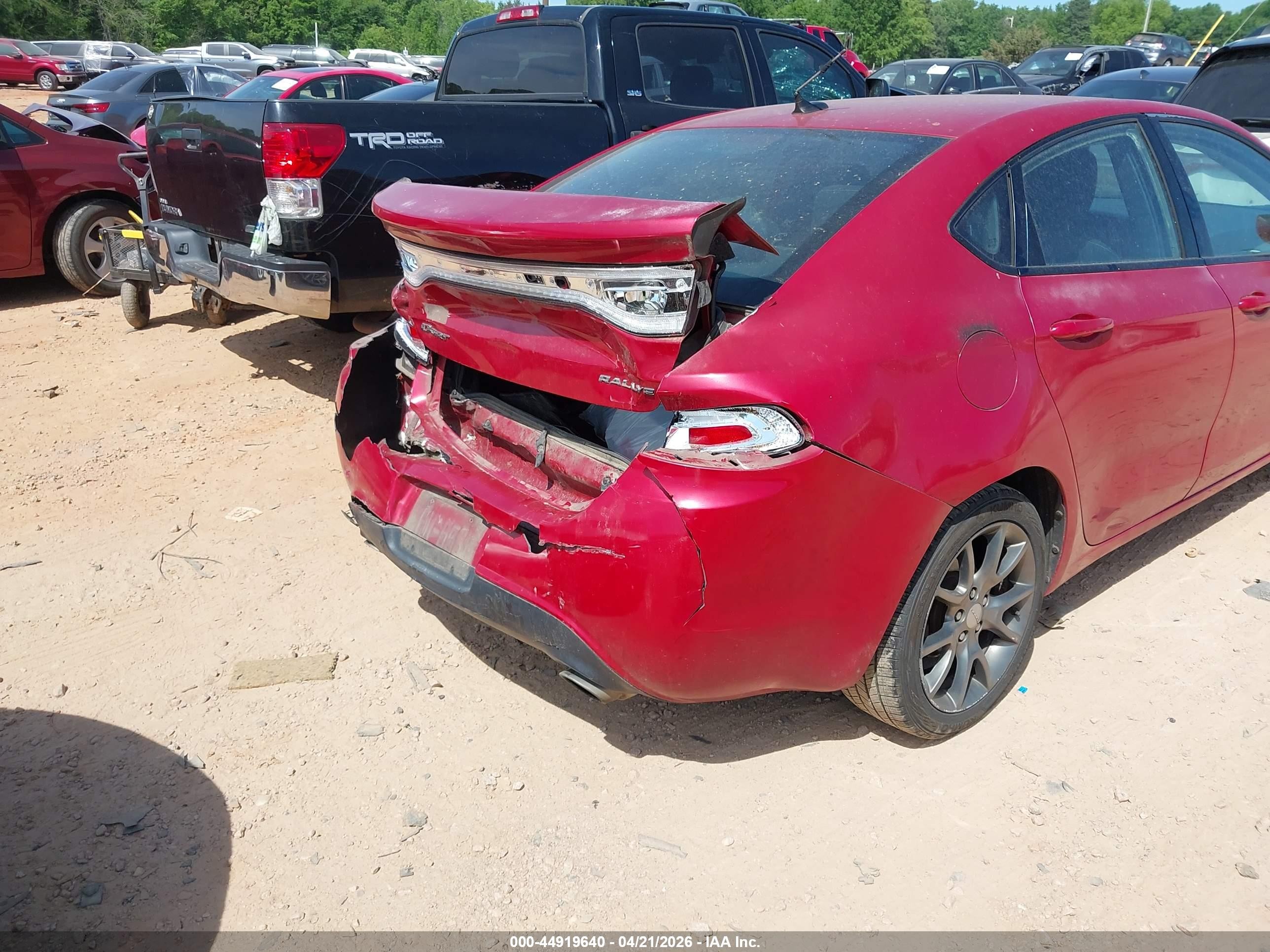2013 Dodge Dart Sxt Red vin: 1C3CDFBA1DD336818