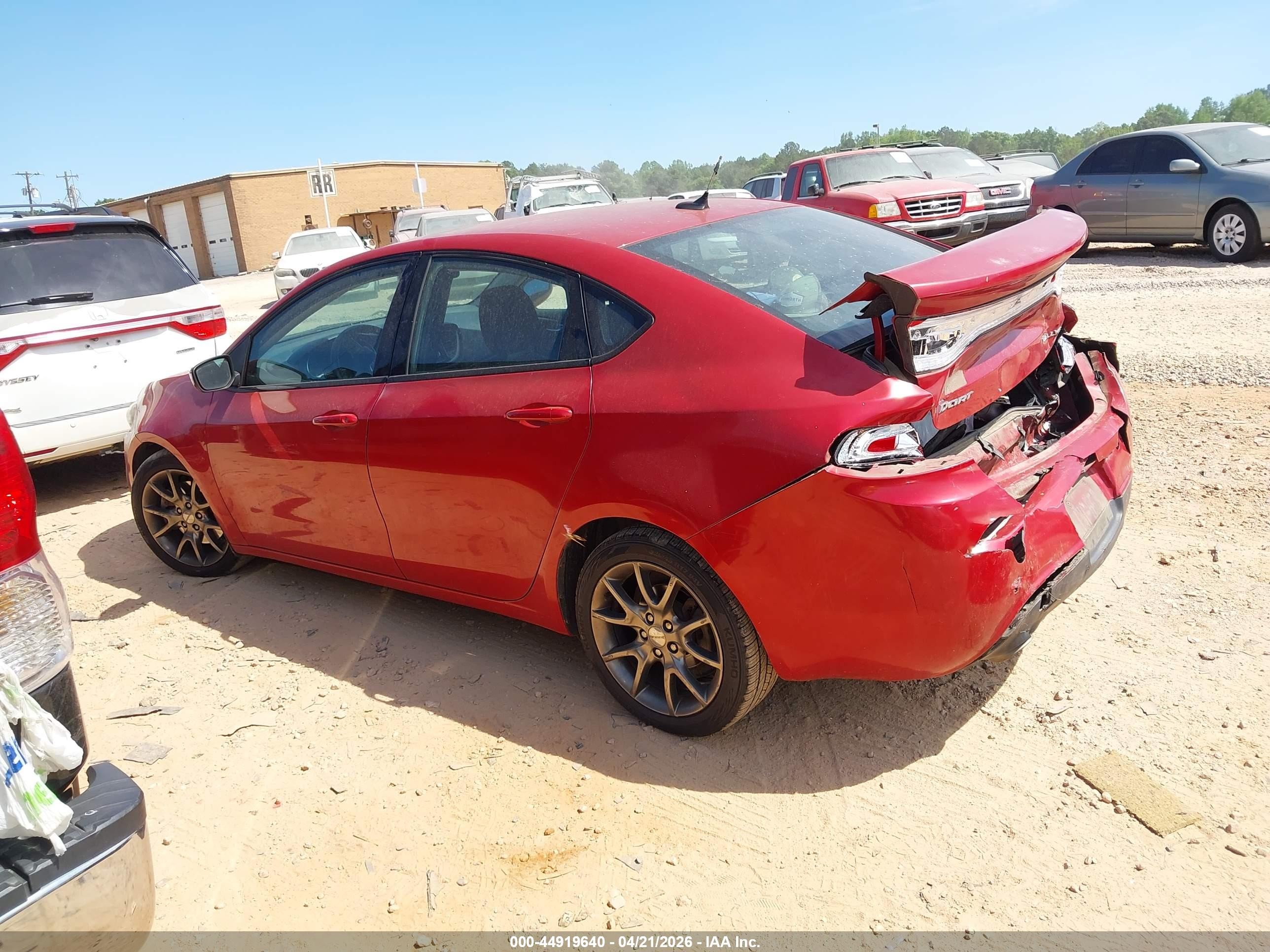 2013 Dodge Dart Sxt Red vin: 1C3CDFBA1DD336818