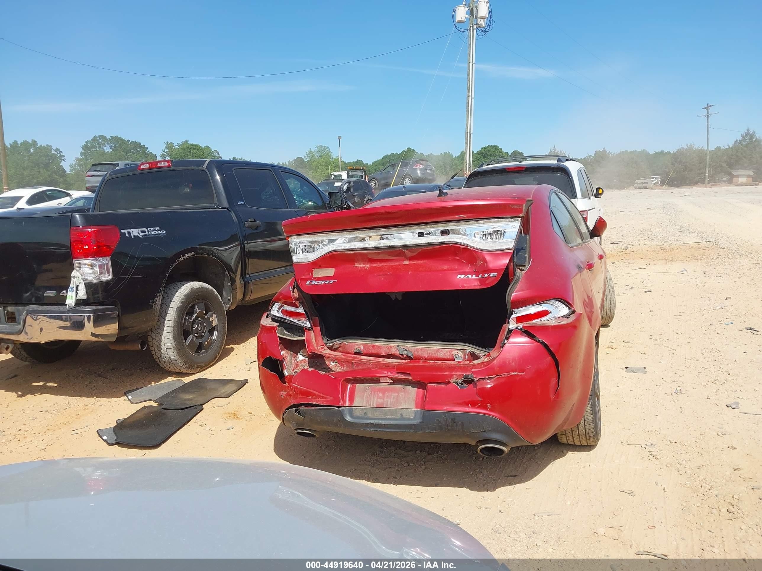 2013 Dodge Dart Sxt Red vin: 1C3CDFBA1DD336818