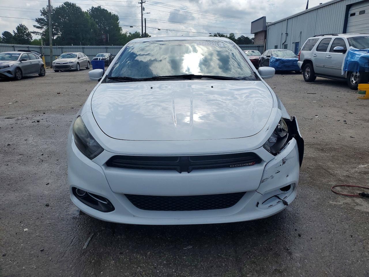 2013 Dodge Dart Sxt White vin: 1C3CDFBA1DD337791
