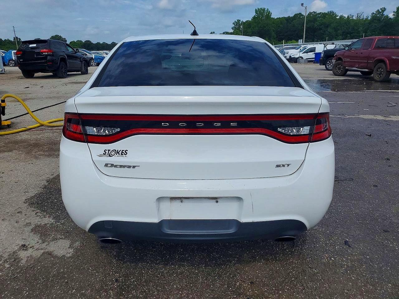 2013 Dodge Dart Sxt White vin: 1C3CDFBA1DD337791