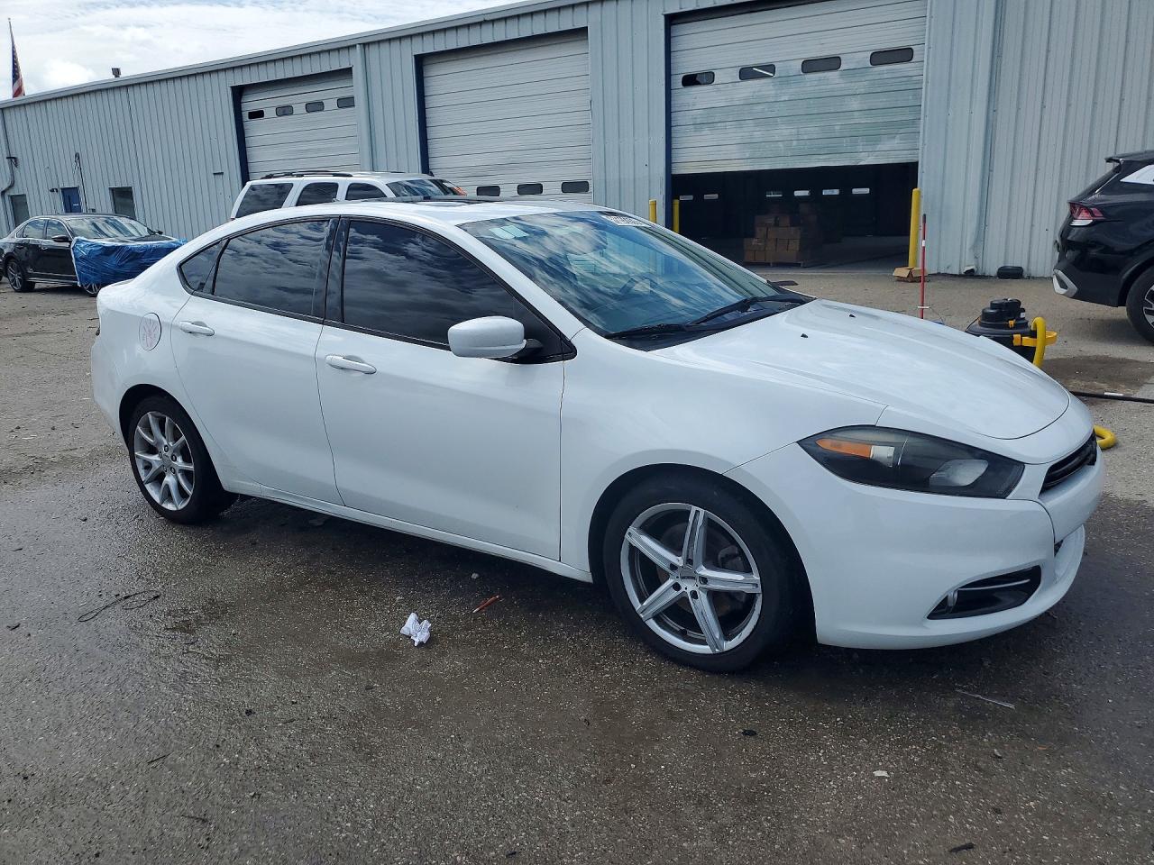 2013 Dodge Dart Sxt White vin: 1C3CDFBA1DD337791