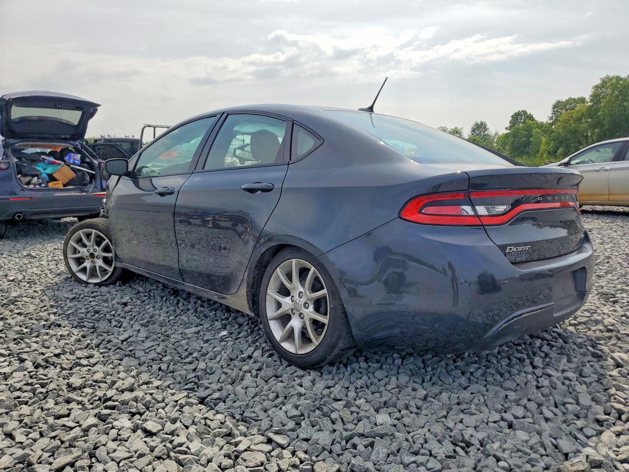 2013 Dodge Dart Sxt Синий vin: 1C3CDFBA1DD338617