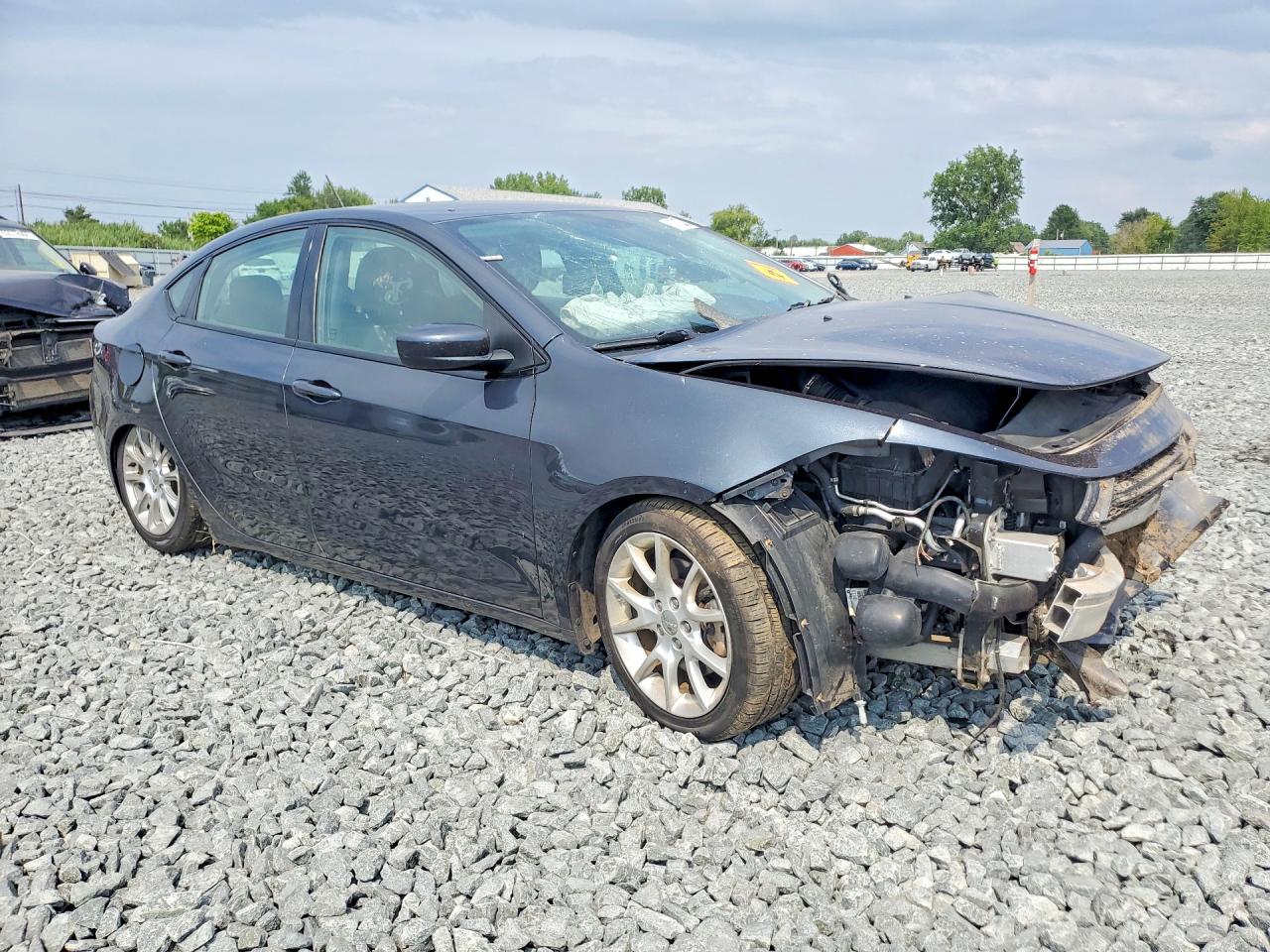 2013 Dodge Dart Sxt Синий vin: 1C3CDFBA1DD338617