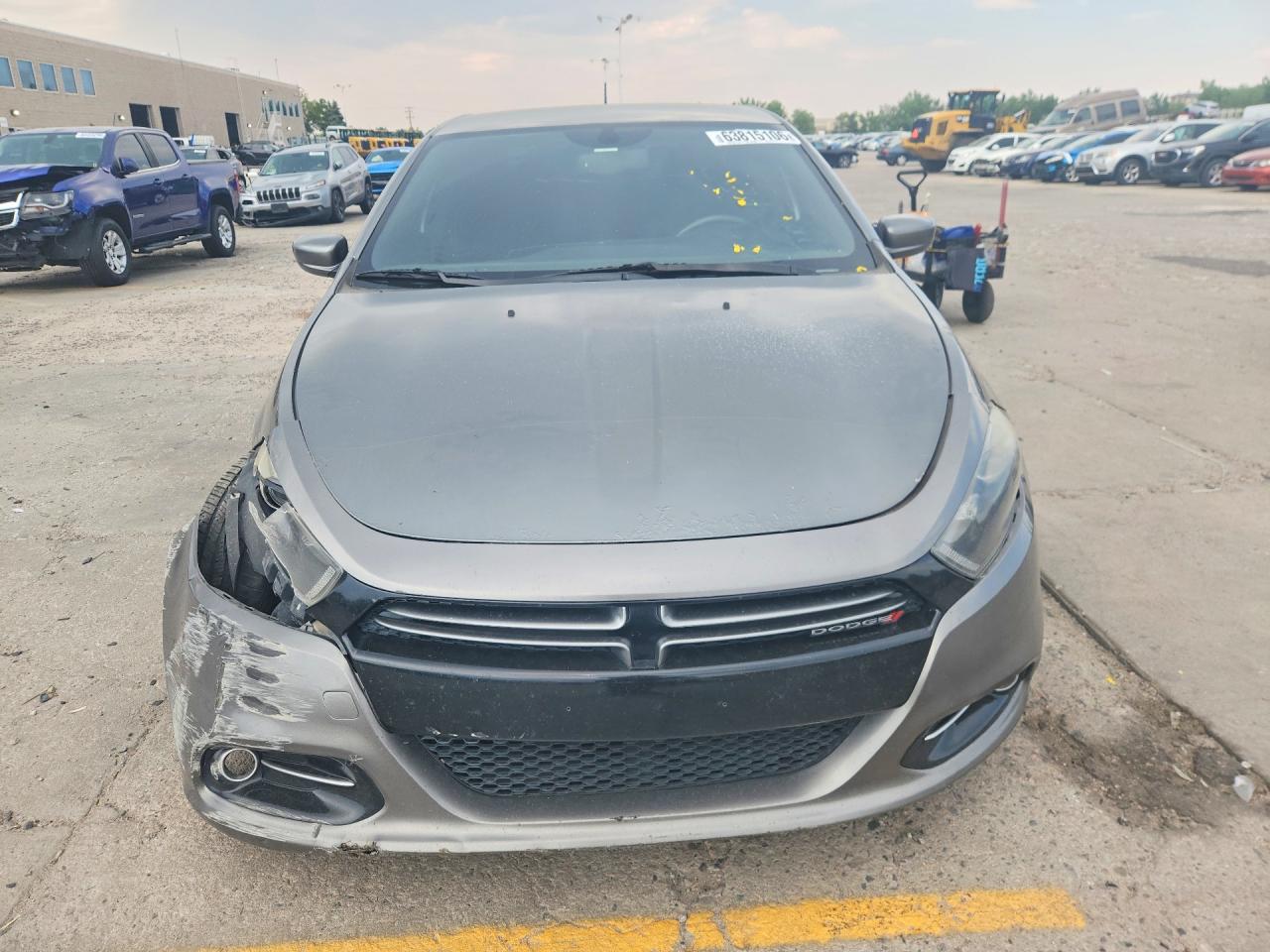 2013 Dodge Dart Sxt Gray vin: 1C3CDFBA2DD117785