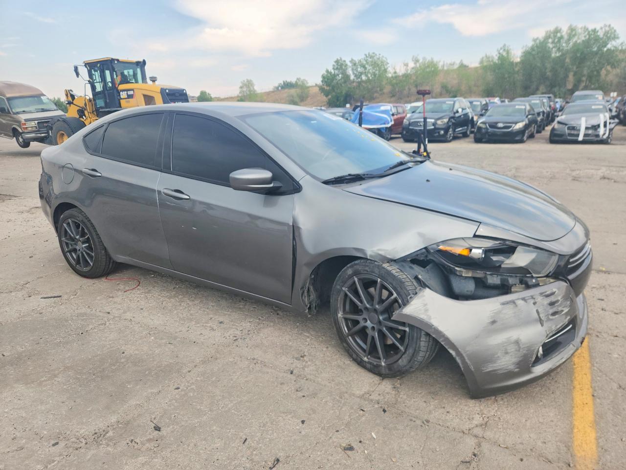 2013 Dodge Dart Sxt Gray vin: 1C3CDFBA2DD117785