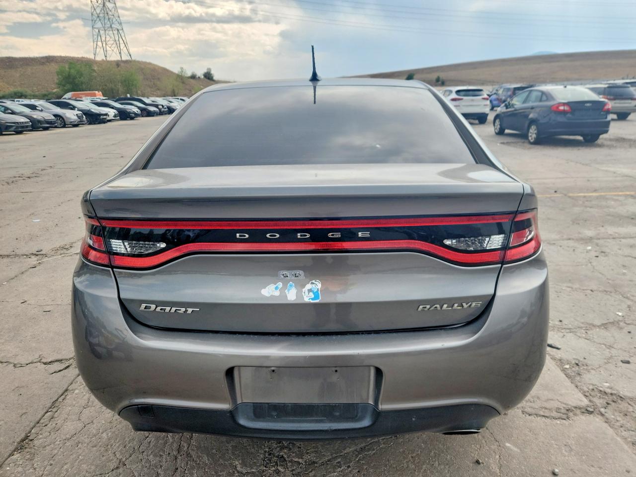 2013 Dodge Dart Sxt Gray vin: 1C3CDFBA2DD117785