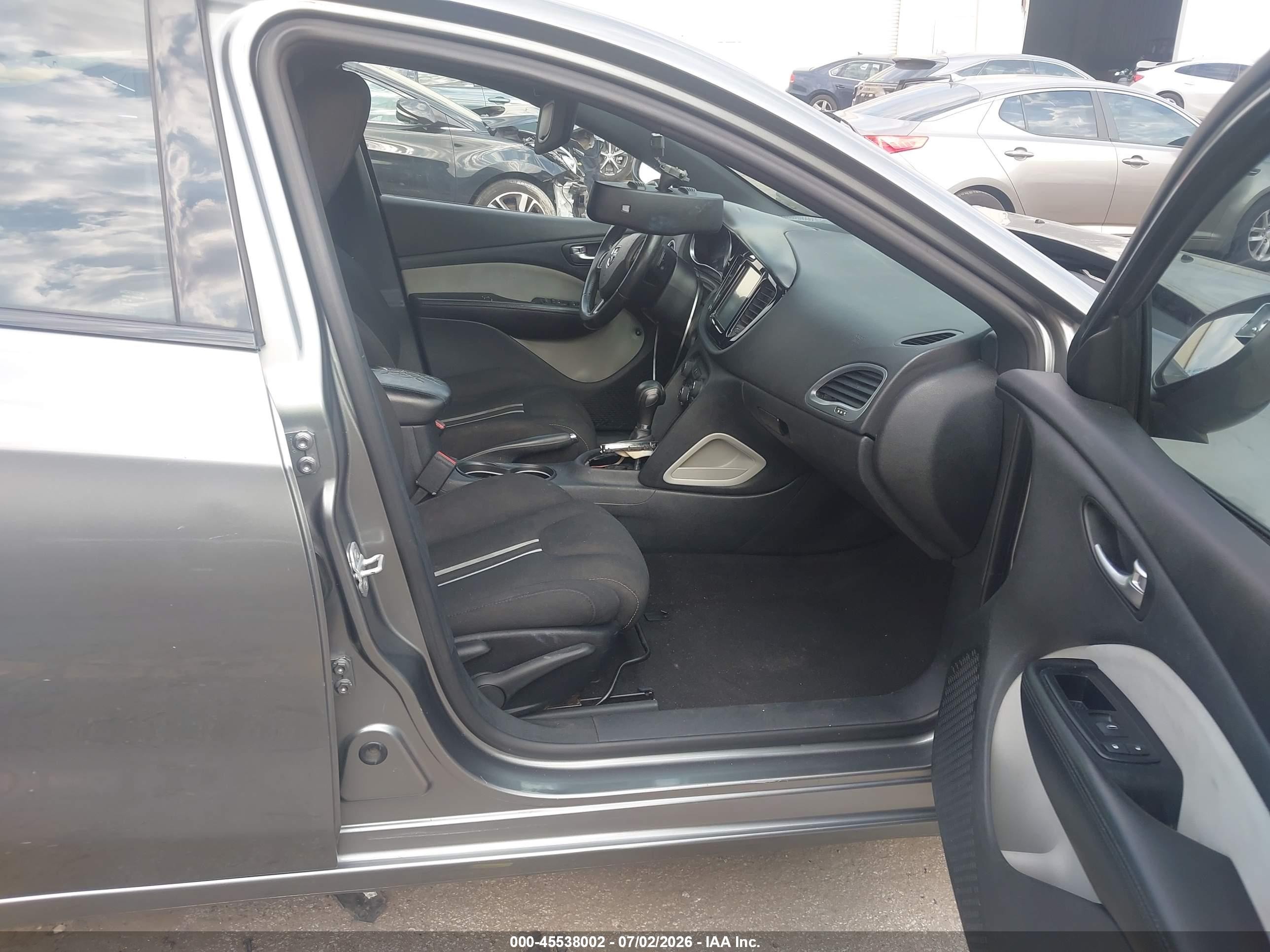 2013 Dodge Dart Rallye Gray vin: 1C3CDFBA2DD122954