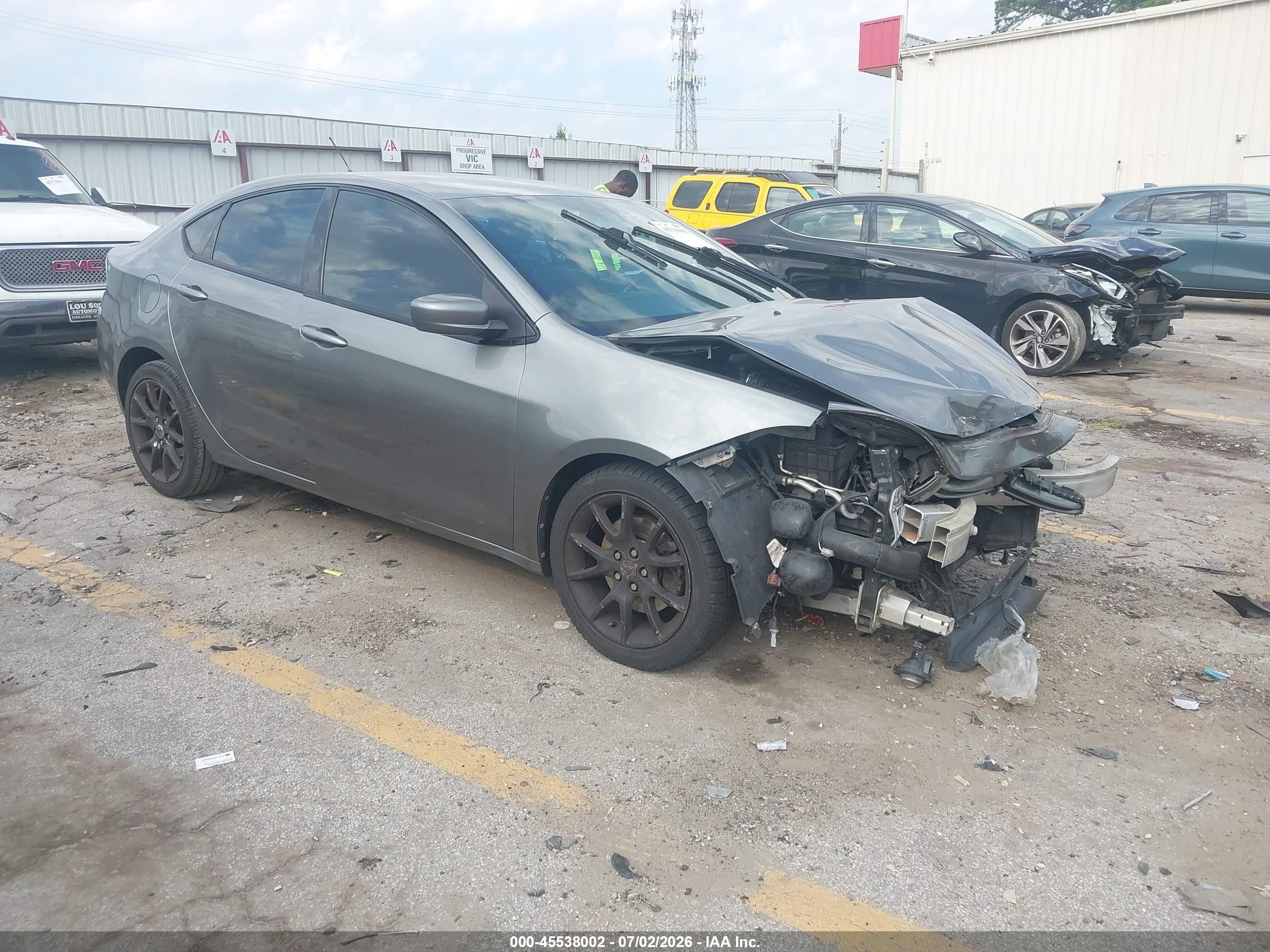 2013 Dodge Dart Rallye Gray vin: 1C3CDFBA2DD122954