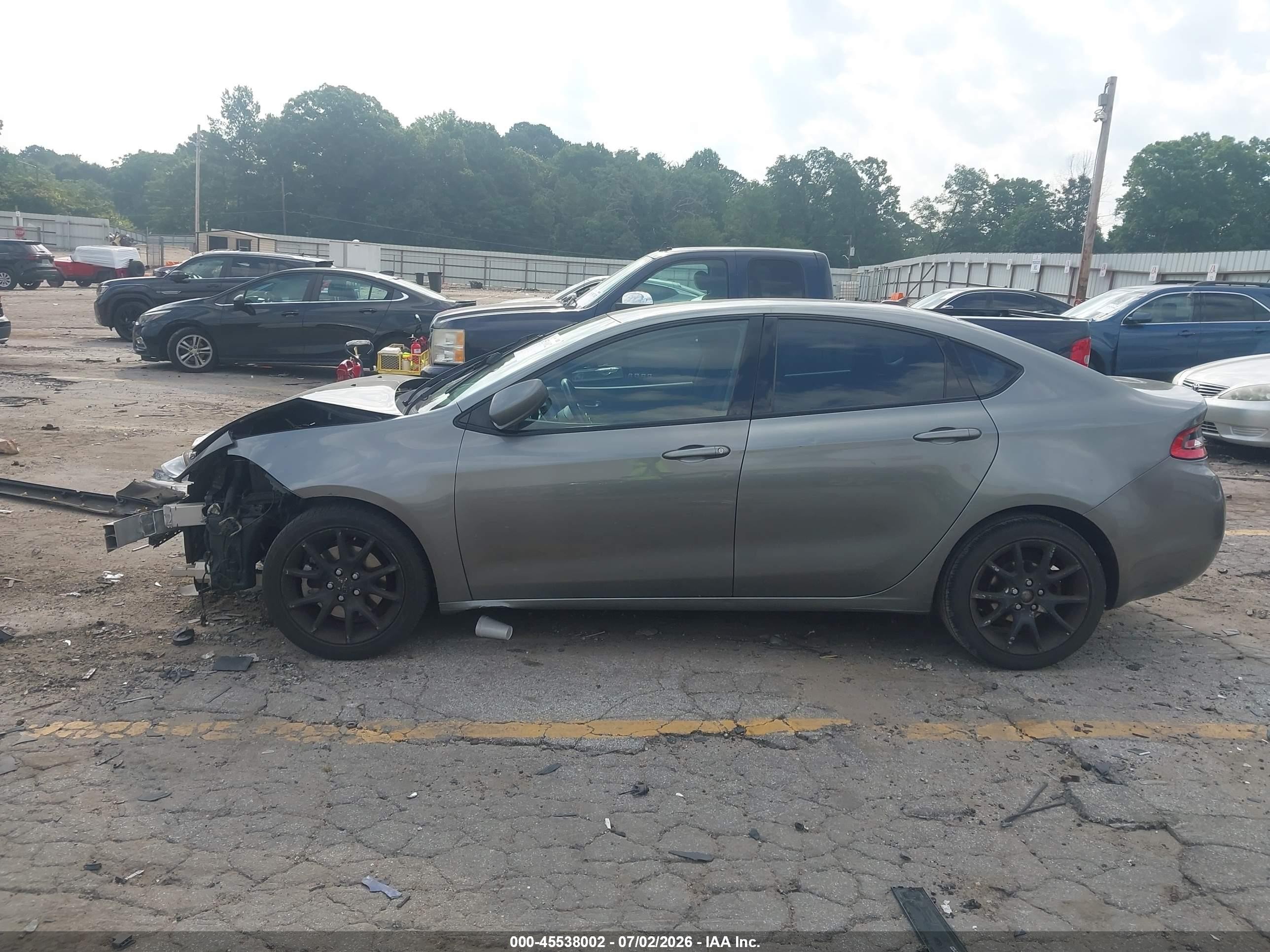 2013 Dodge Dart Rallye Gray vin: 1C3CDFBA2DD122954
