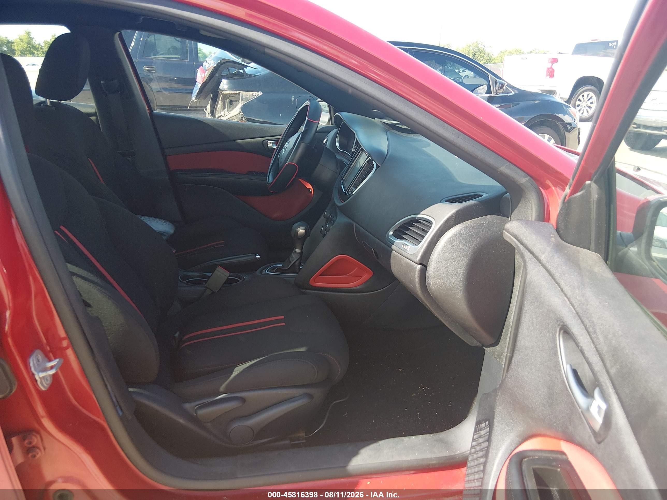 2013 Dodge Dart Rallye Red vin: 1C3CDFBA2DD142928