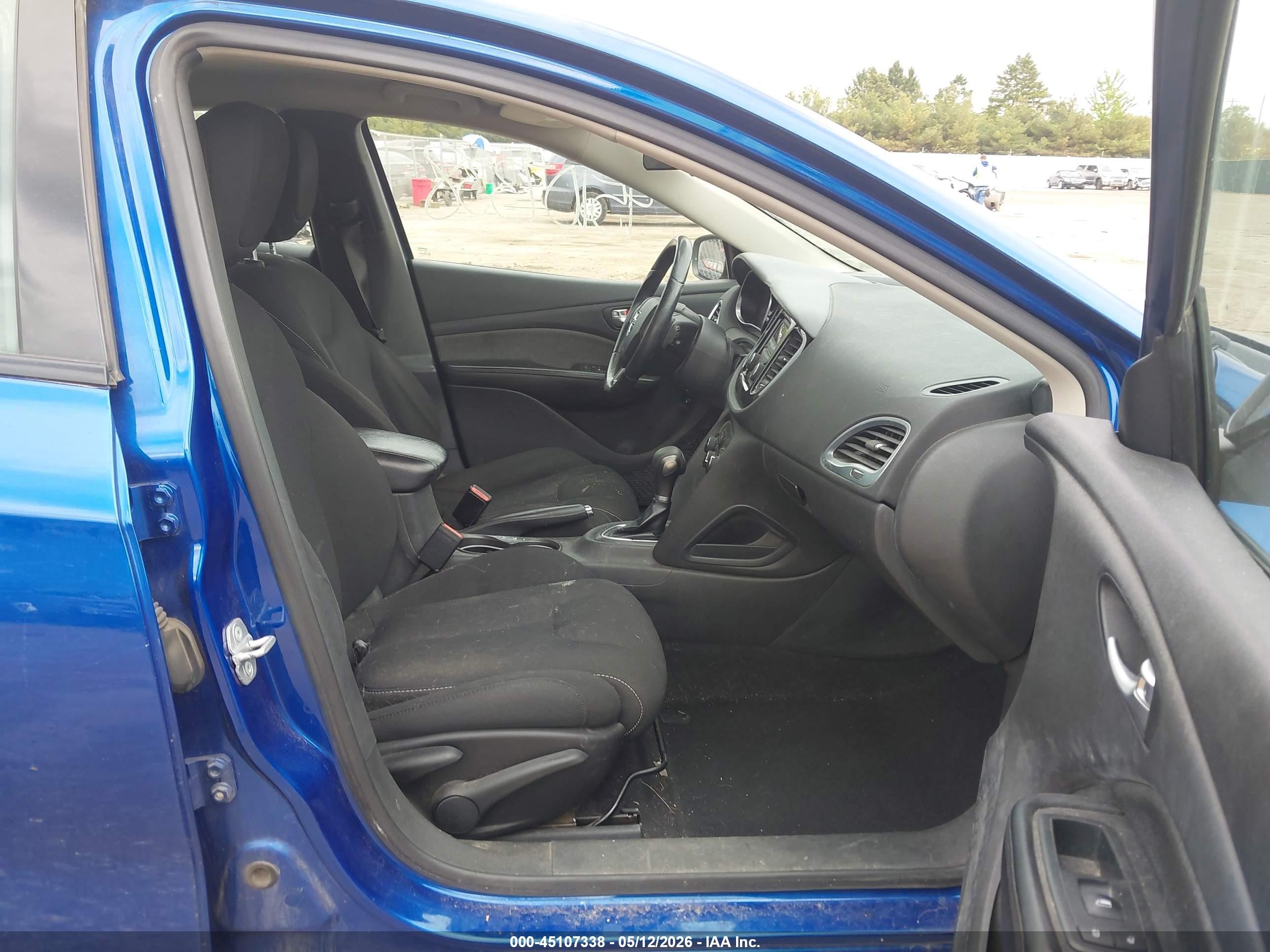 2013 Dodge Dart Sxt Blue vin: 1C3CDFBA2DD143609