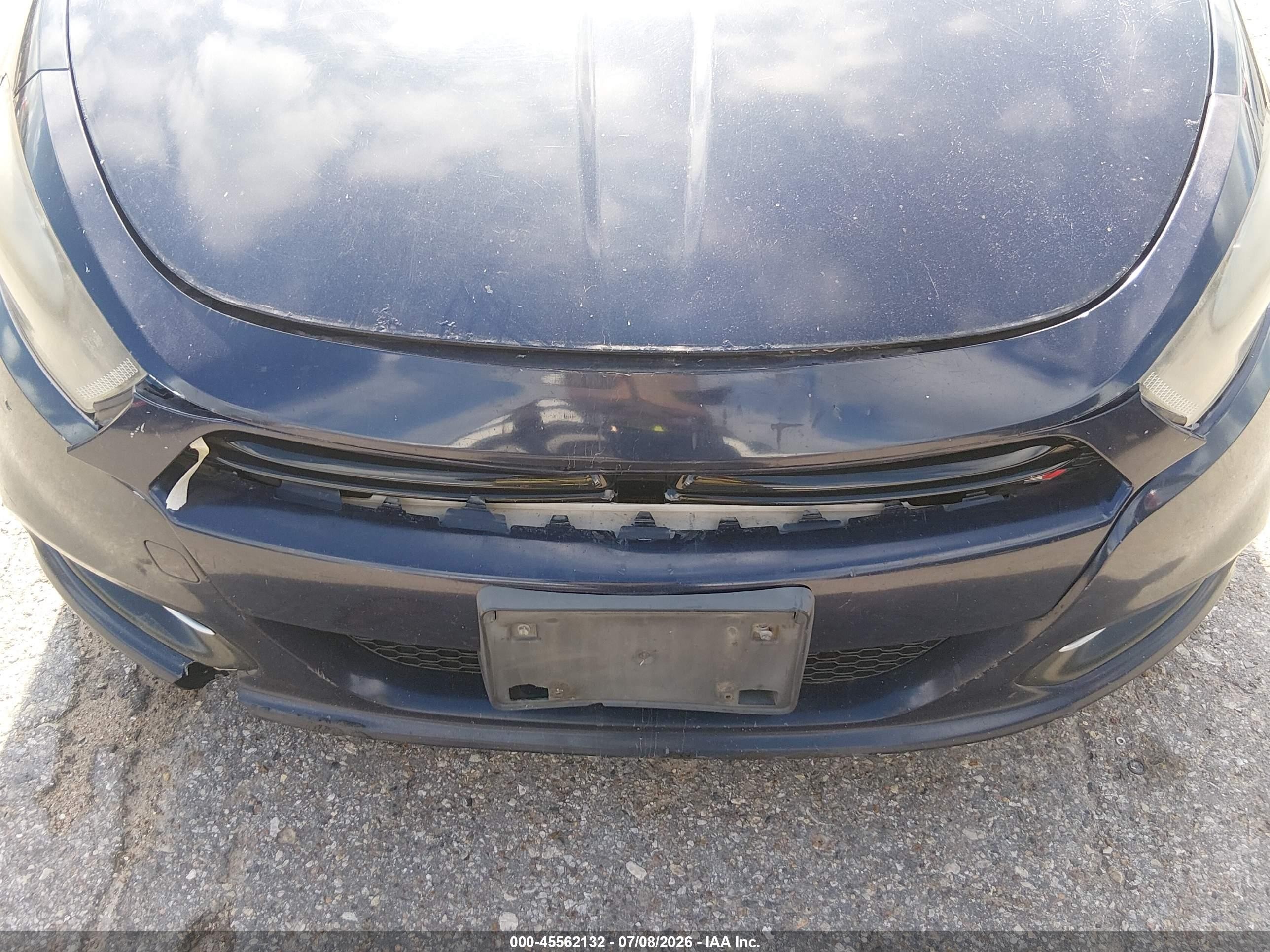 2013 Dodge Dart Sxt Dark Blue vin: 1C3CDFBA2DD288343