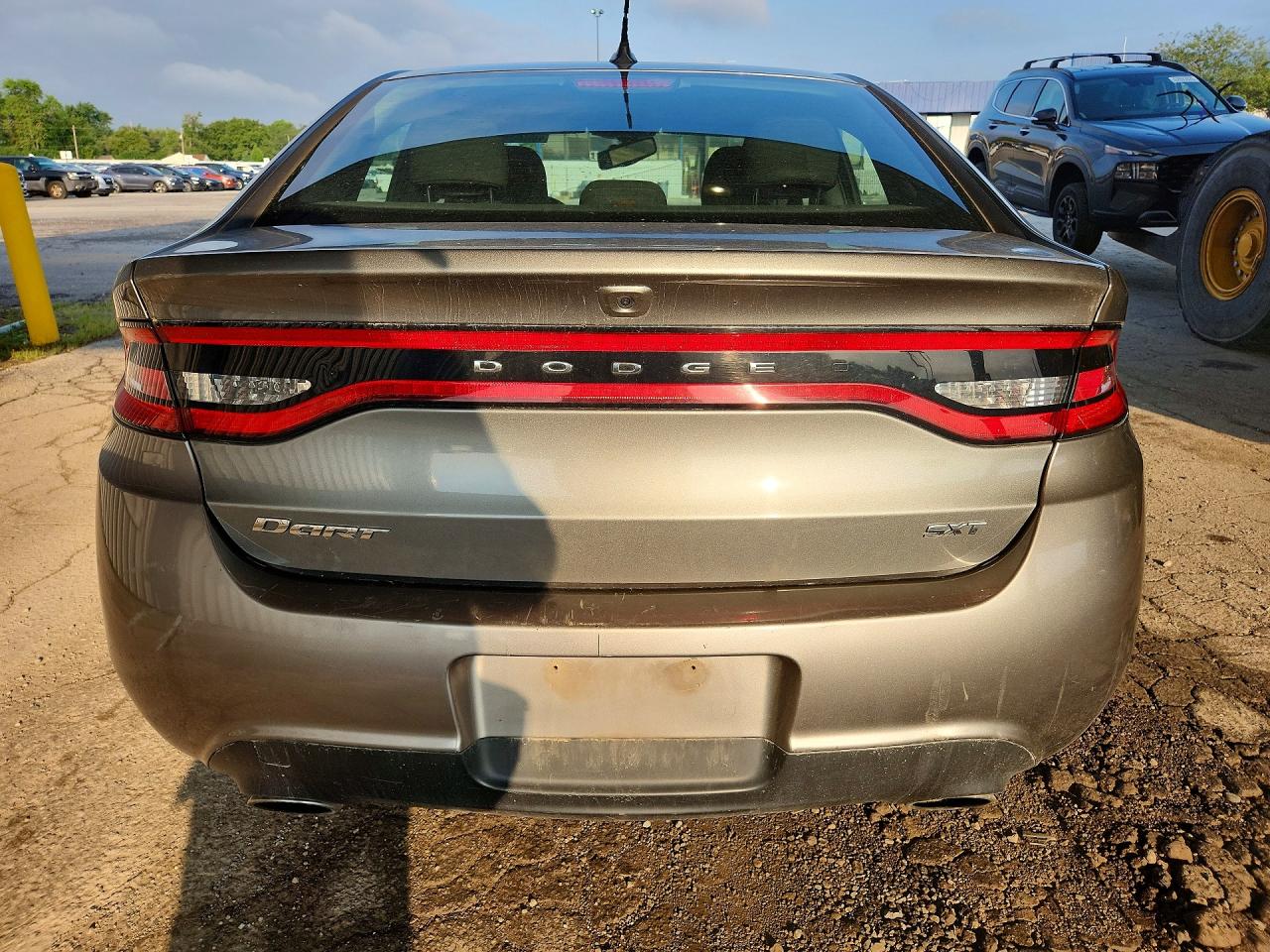 2013 Dodge Dart Sxt Gray vin: 1C3CDFBA2DD292926
