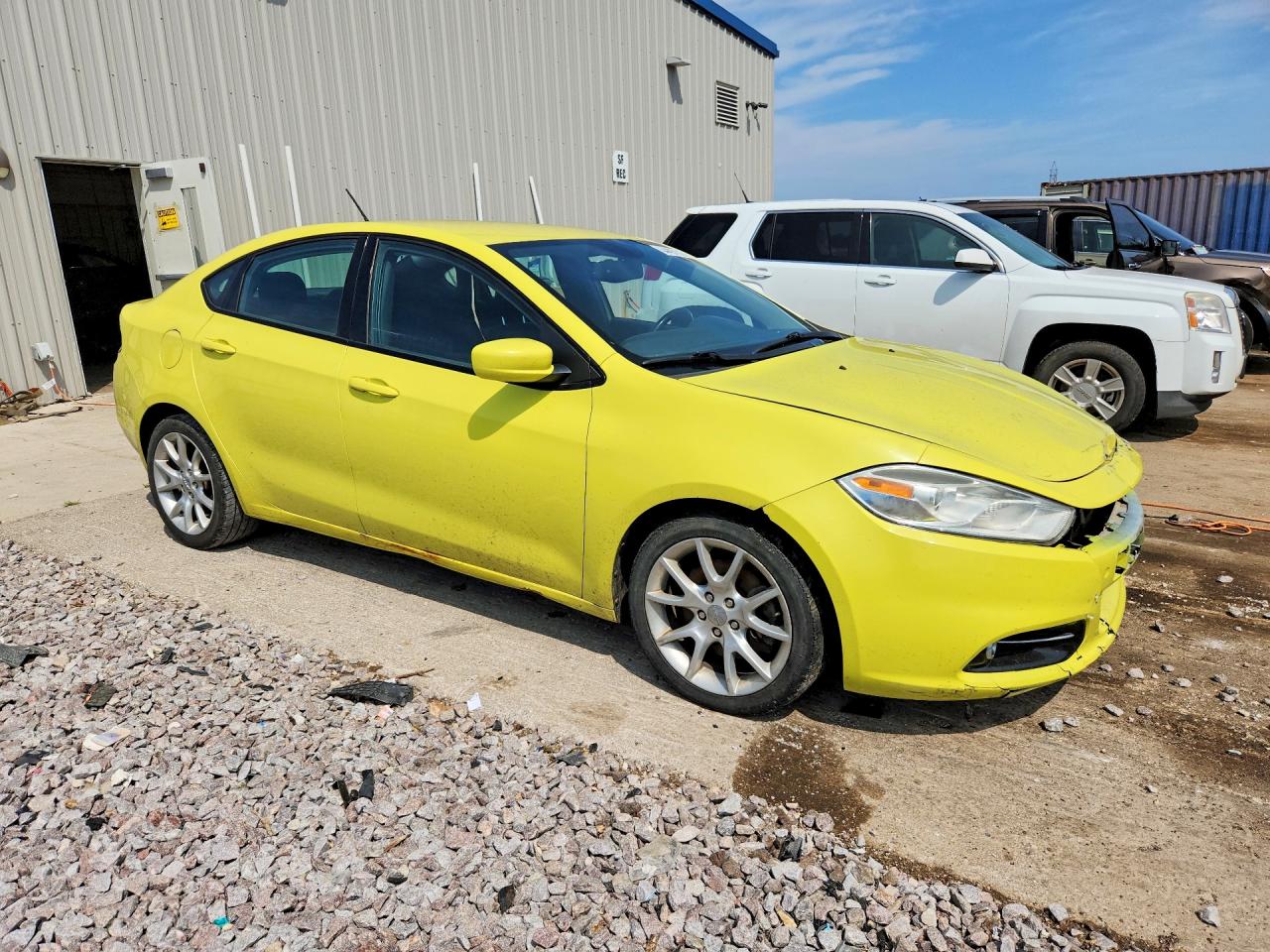 2013 Dodge Dart Sxt Yellow vin: 1C3CDFBA2DD298547