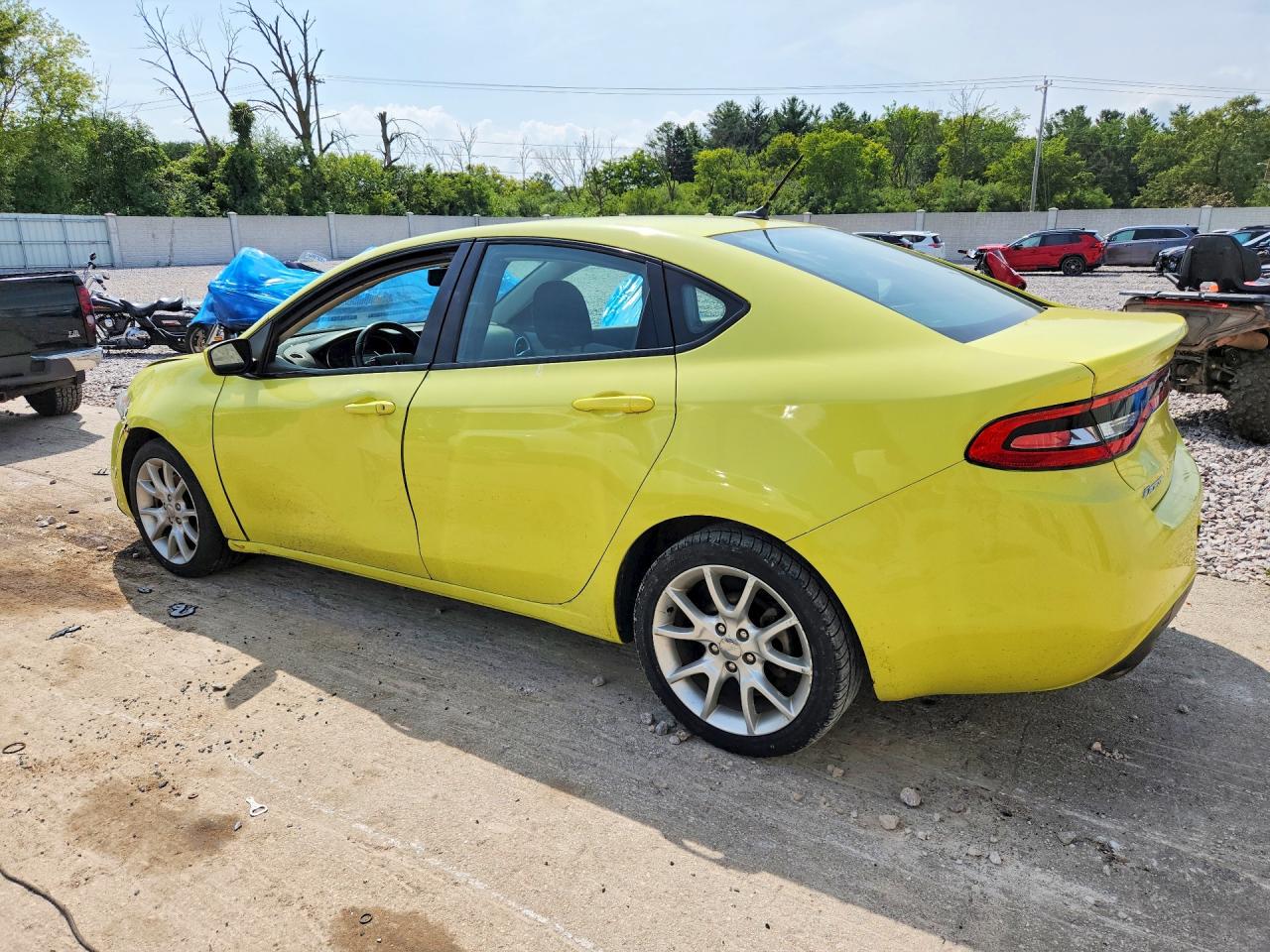 2013 Dodge Dart Sxt Yellow vin: 1C3CDFBA2DD298547