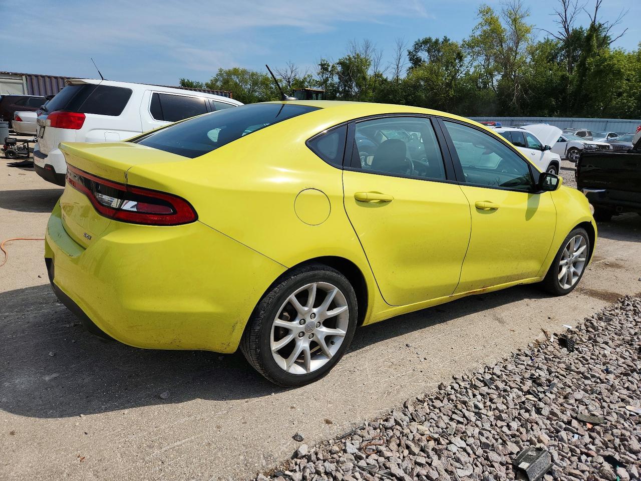 2013 Dodge Dart Sxt Yellow vin: 1C3CDFBA2DD298547