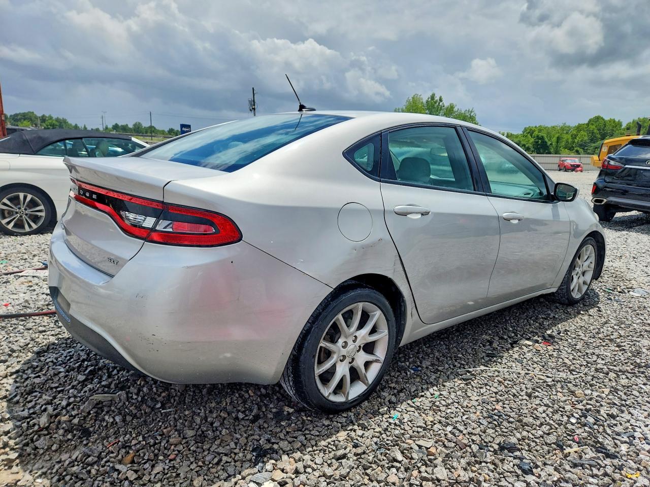 2013 Dodge Dart Sxt Gray vin: 1C3CDFBA2DD321373