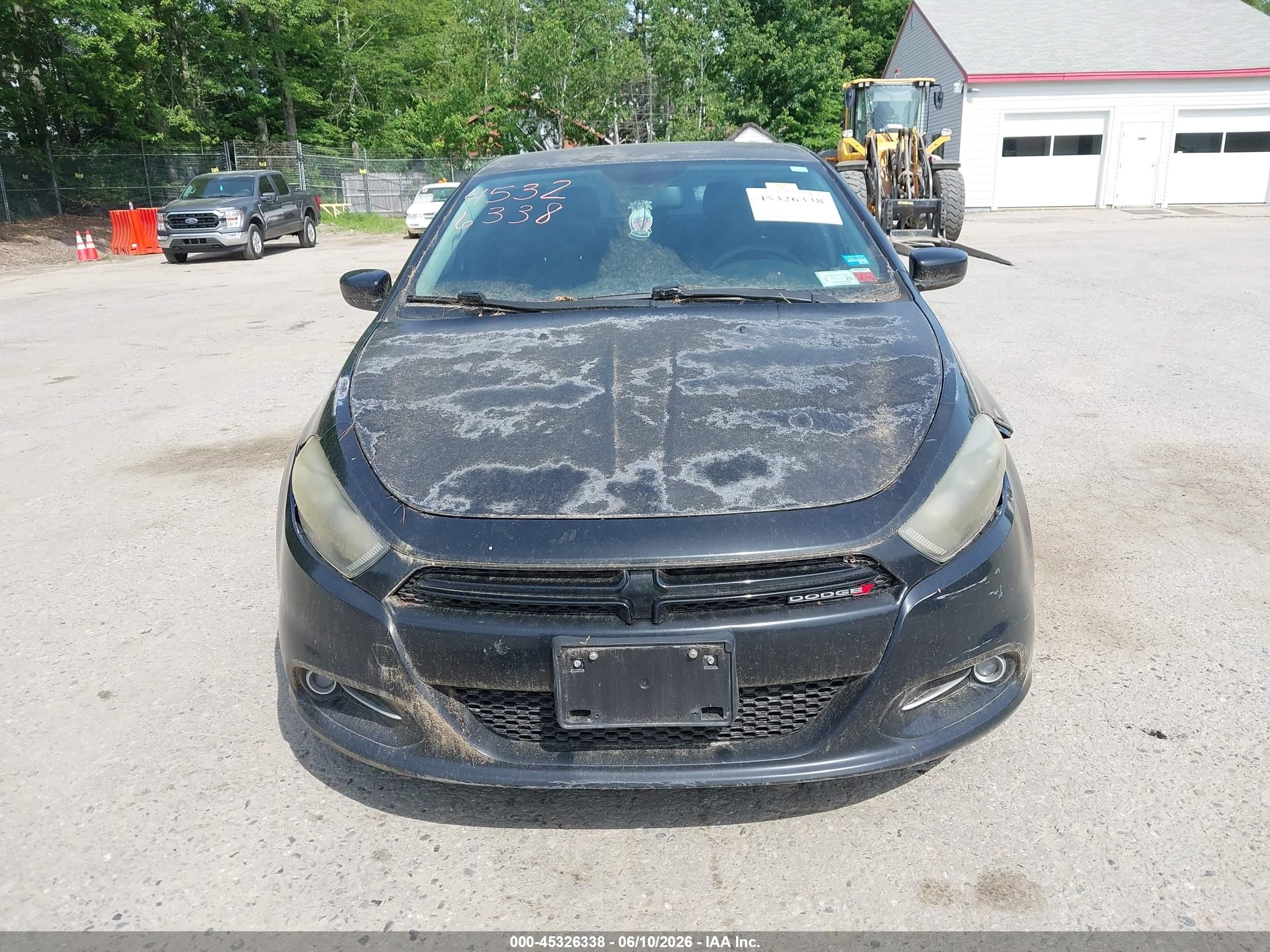 2013 Dodge Dart Sxt Black vin: 1C3CDFBA2DD345253