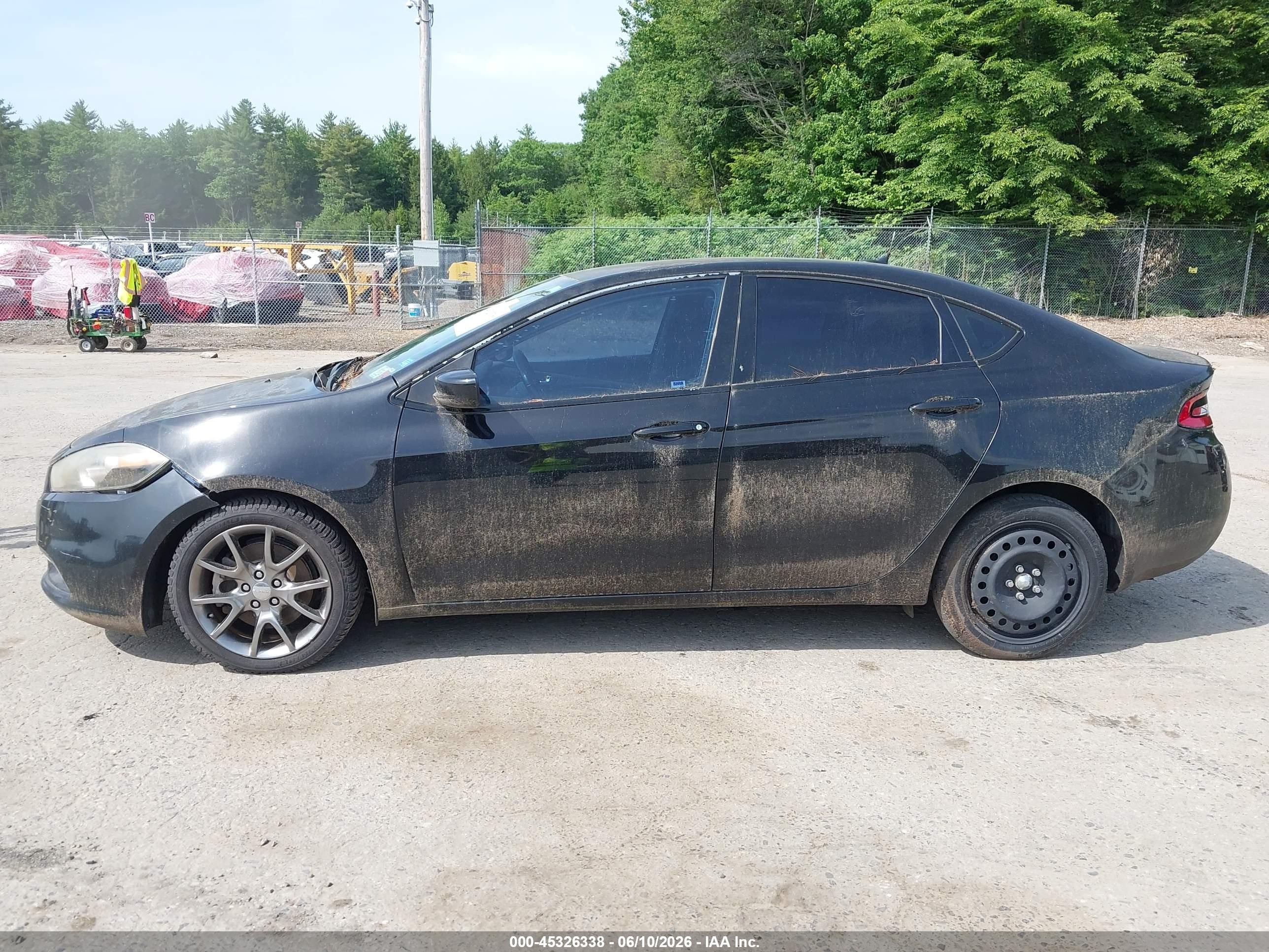 2013 Dodge Dart Sxt Black vin: 1C3CDFBA2DD345253