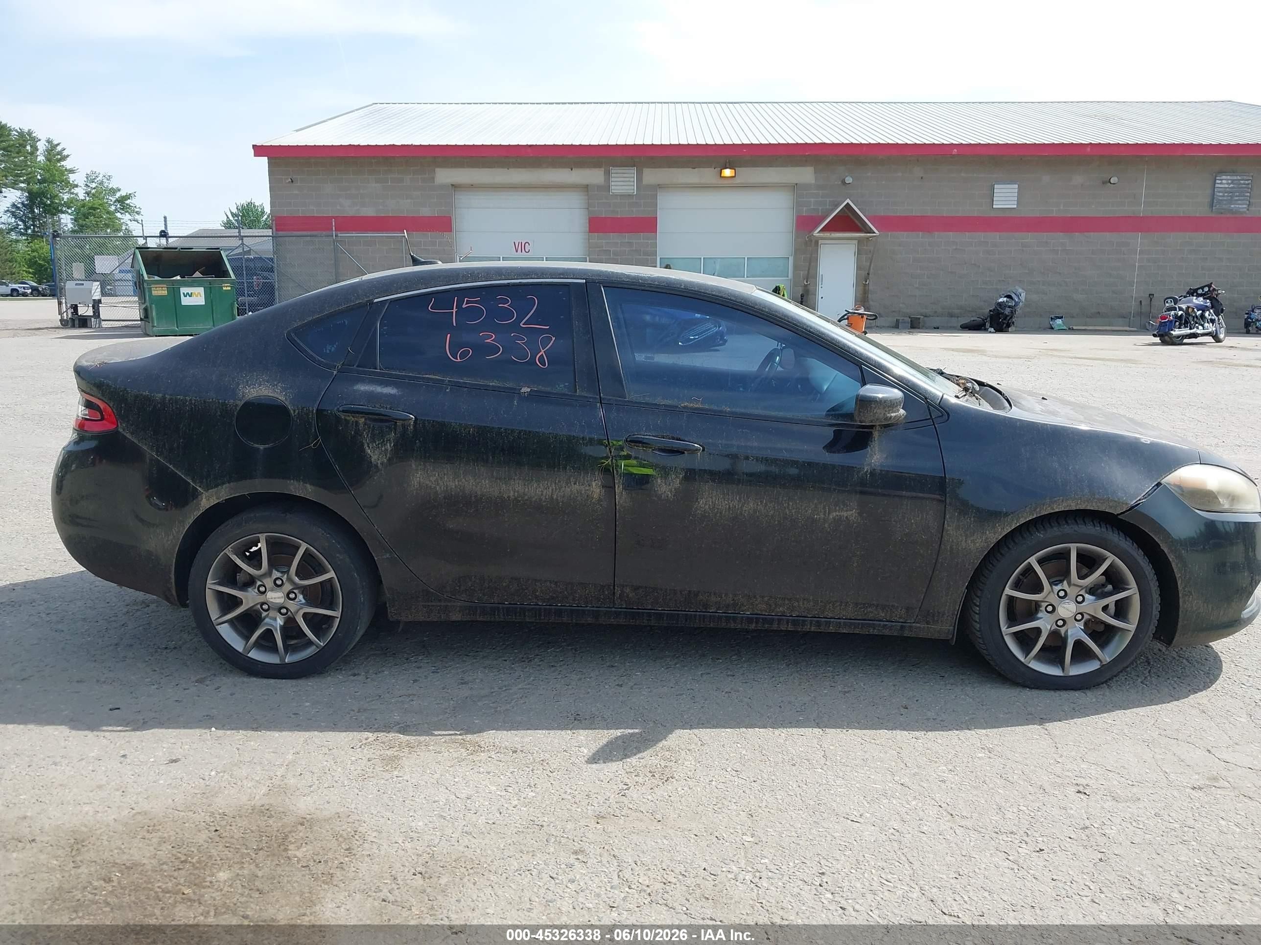 2013 Dodge Dart Sxt Black vin: 1C3CDFBA2DD345253