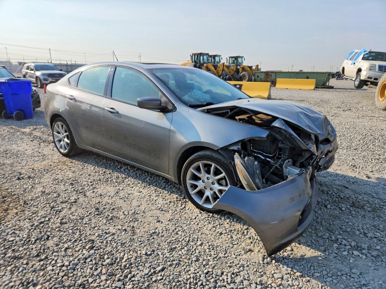 2013 Dodge Dart Sxt Gray vin: 1C3CDFBA2DD345592