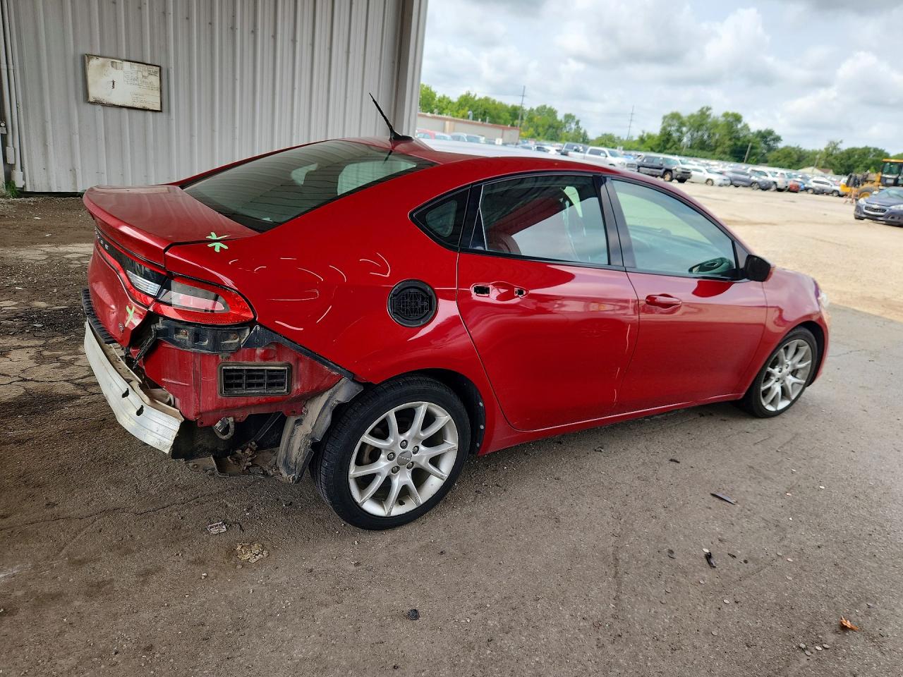 2013 Dodge Dart Sxt Red vin: 1C3CDFBA3DD105869