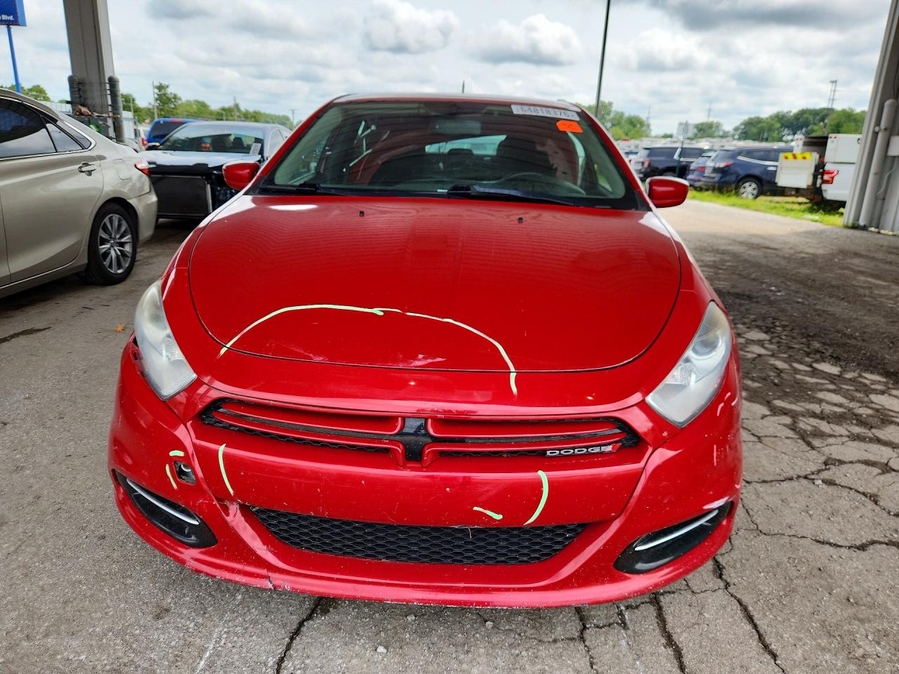 2013 Dodge Dart Sxt Red vin: 1C3CDFBA3DD105869