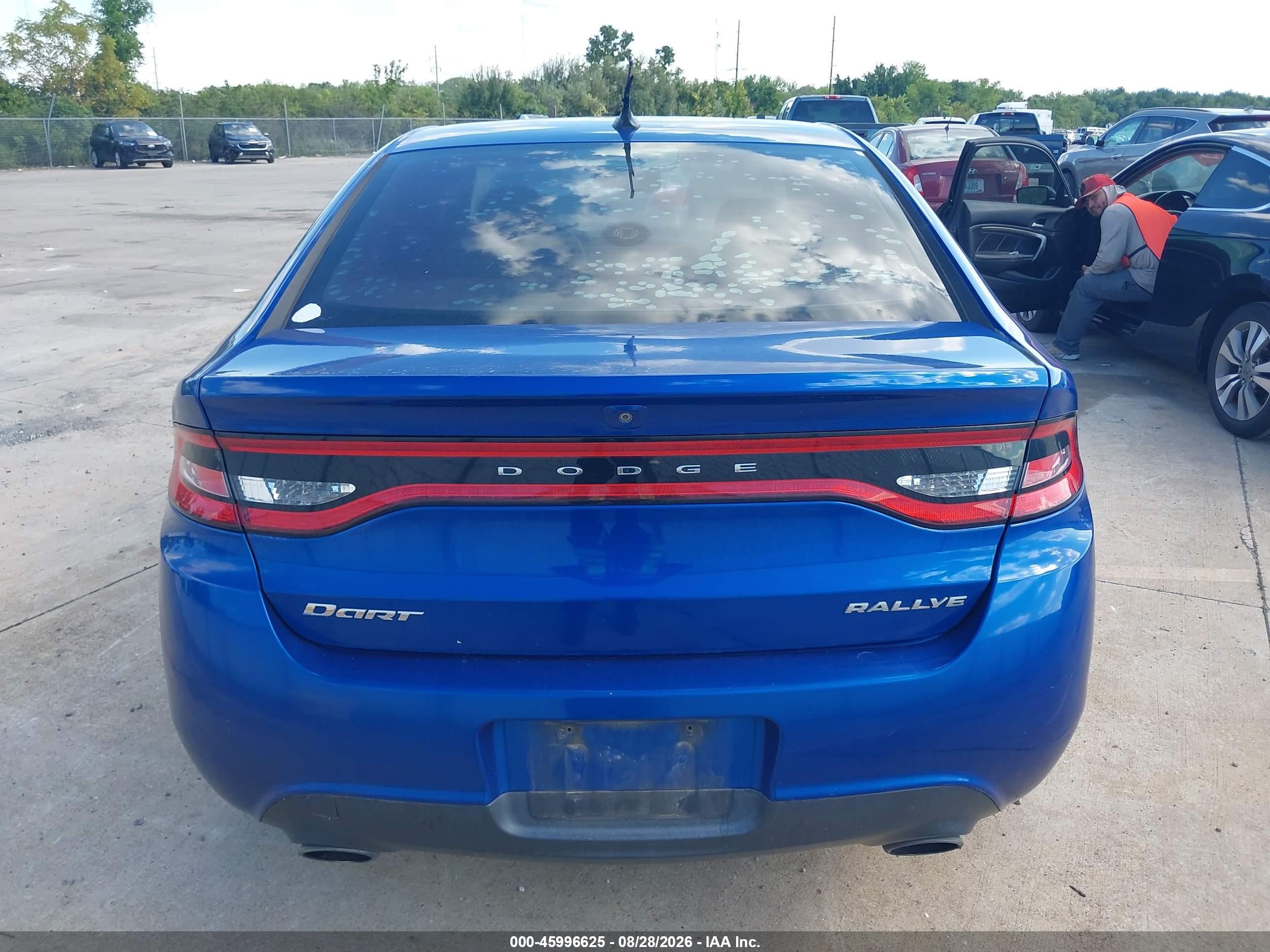 2013 Dodge Dart Rallye Blue vin: 1C3CDFBA3DD122980
