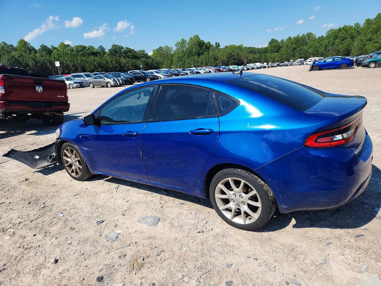 2013 Dodge Dart Sxt Синий vin: 1C3CDFBA3DD123210