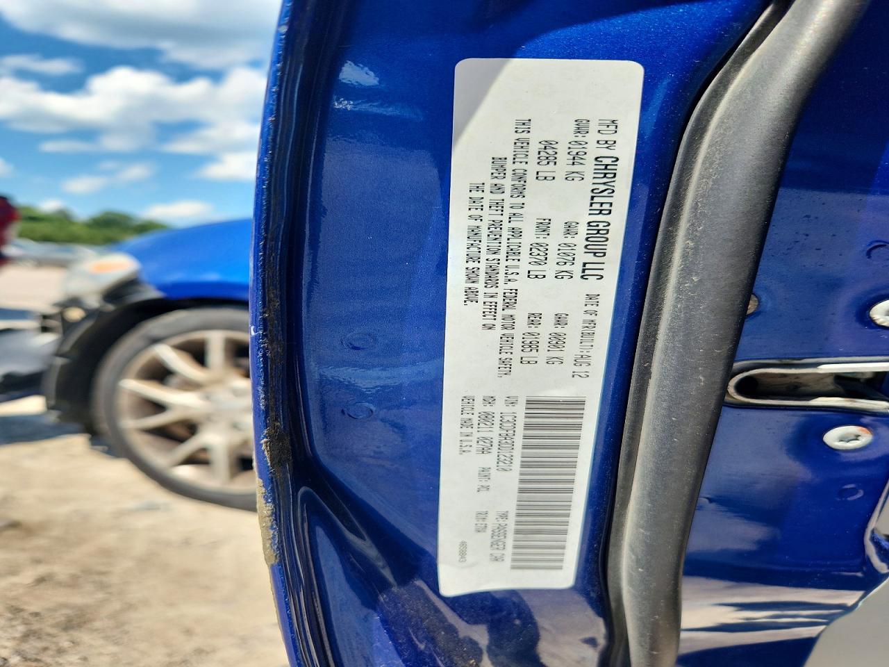 2013 Dodge Dart Sxt Синий vin: 1C3CDFBA3DD123210