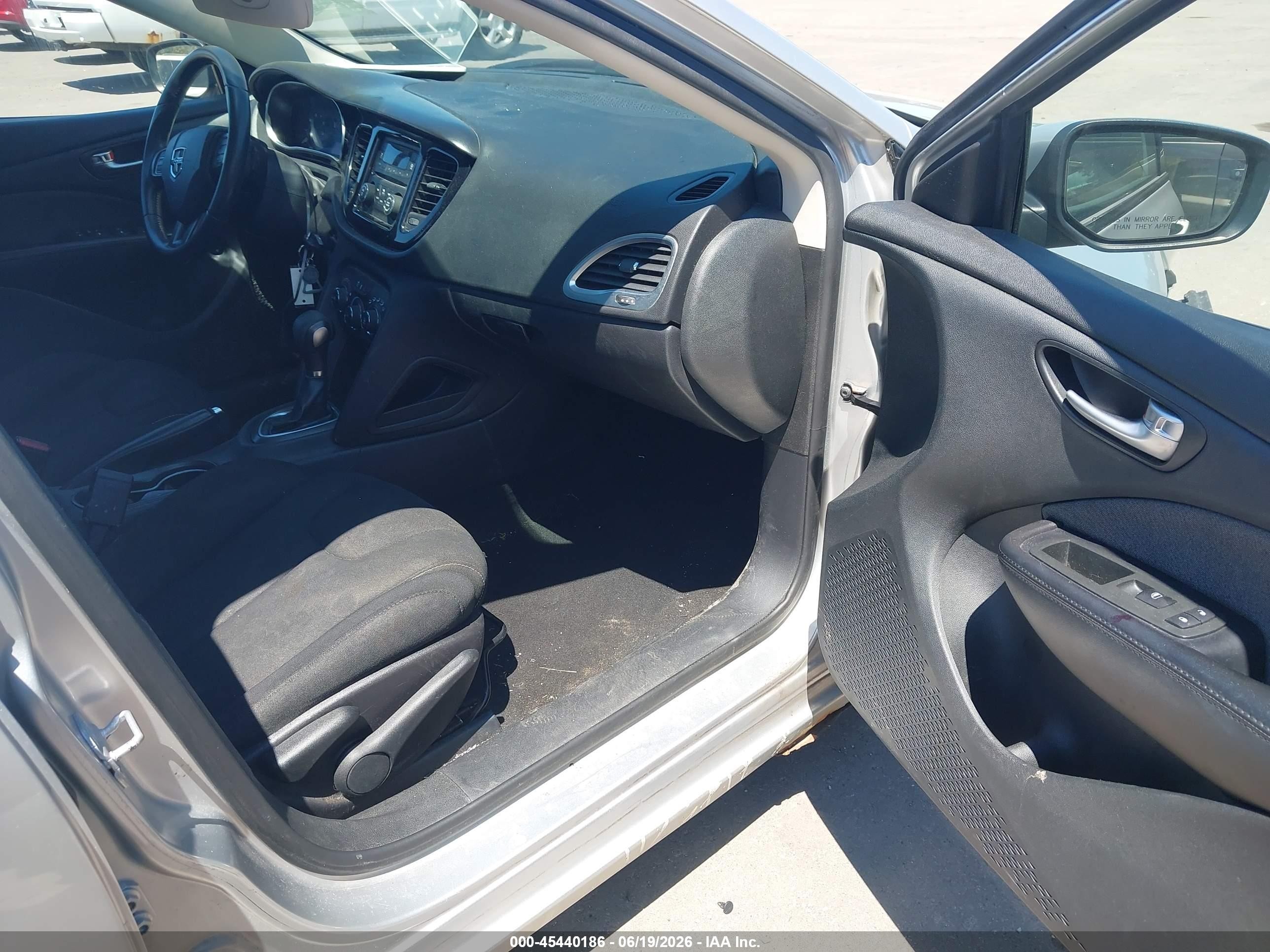 2013 Dodge Dart Sxt Silver vin: 1C3CDFBA3DD151878