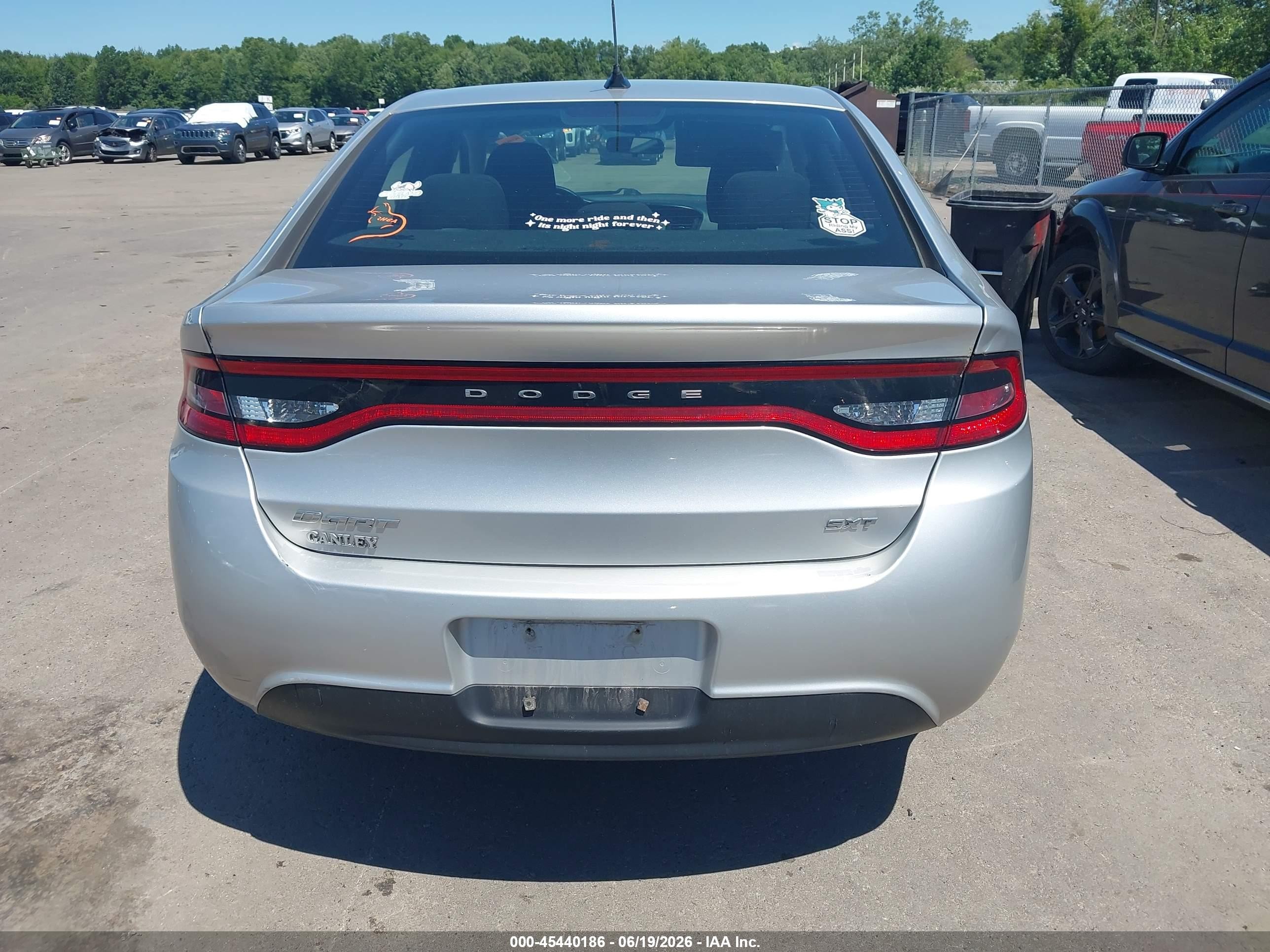 2013 Dodge Dart Sxt Silver vin: 1C3CDFBA3DD151878