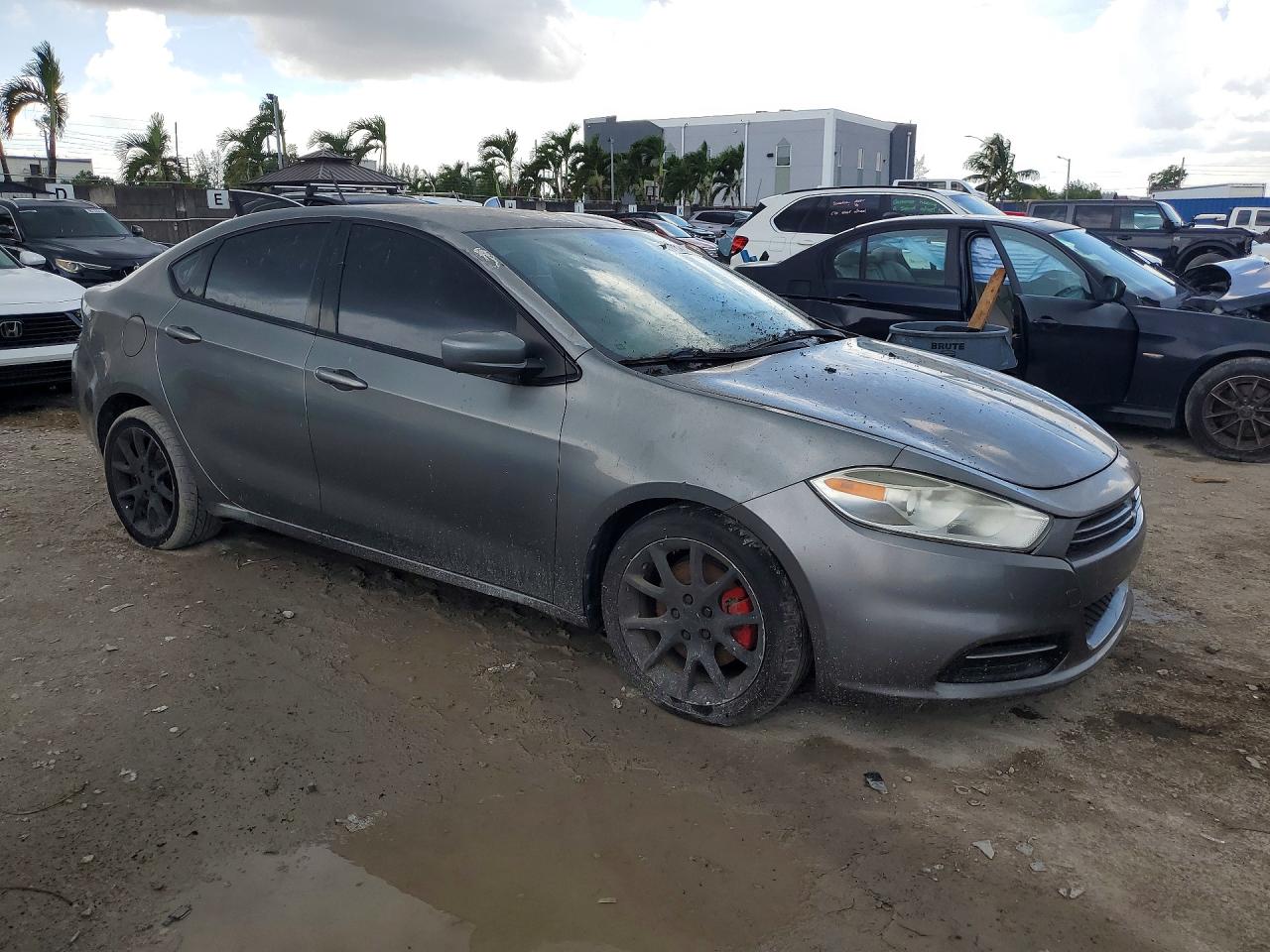 2013 Dodge Dart Sxt Gray vin: 1C3CDFBA3DD152691