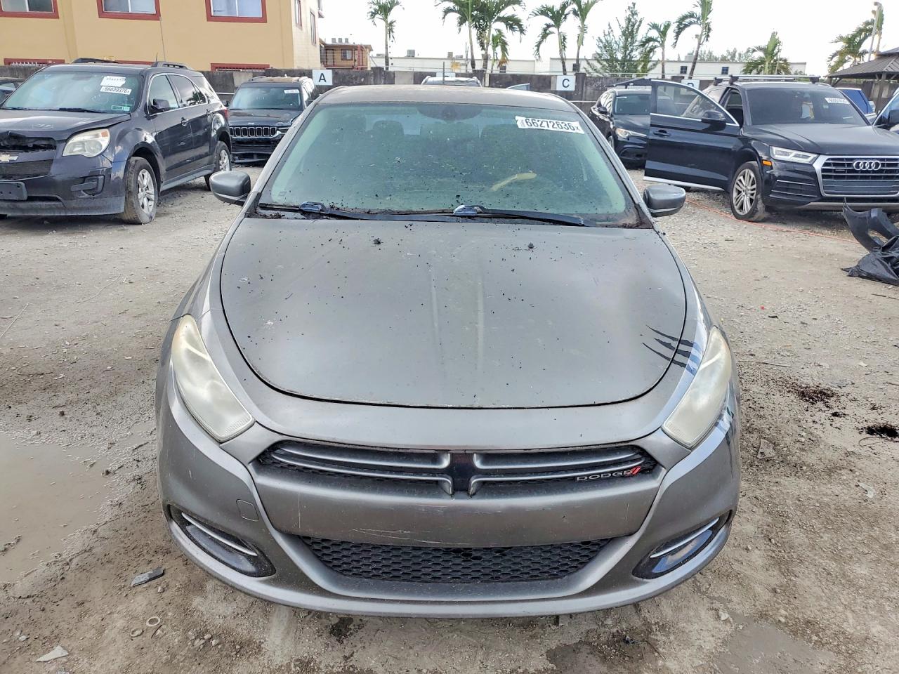 2013 Dodge Dart Sxt Gray vin: 1C3CDFBA3DD152691