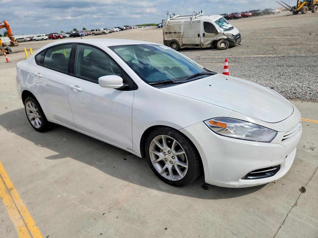 2013 Dodge Dart Sxt White vin: 1C3CDFBA3DD182497