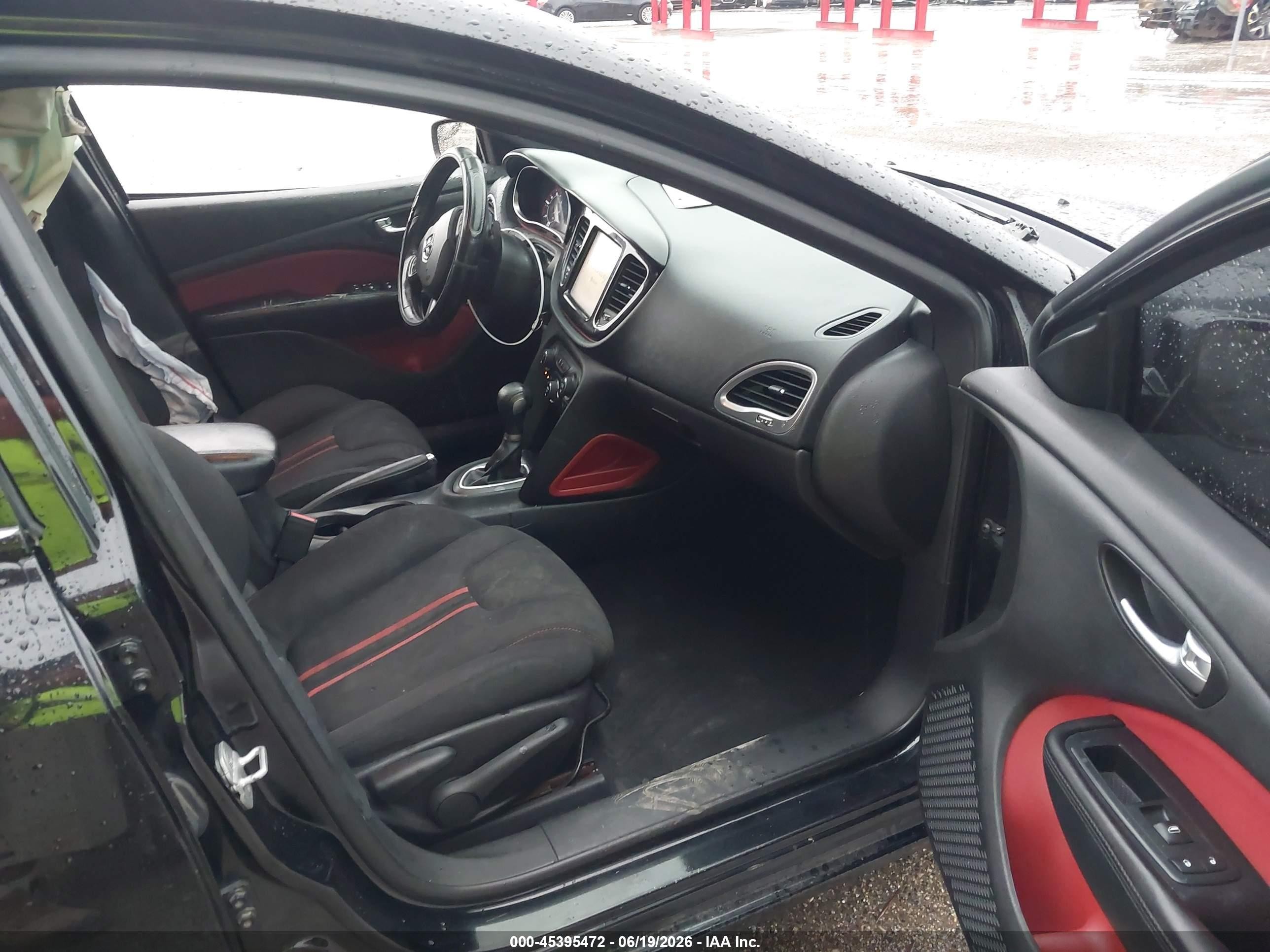 2013 Dodge Dart Rallye Black vin: 1C3CDFBA3DD182595
