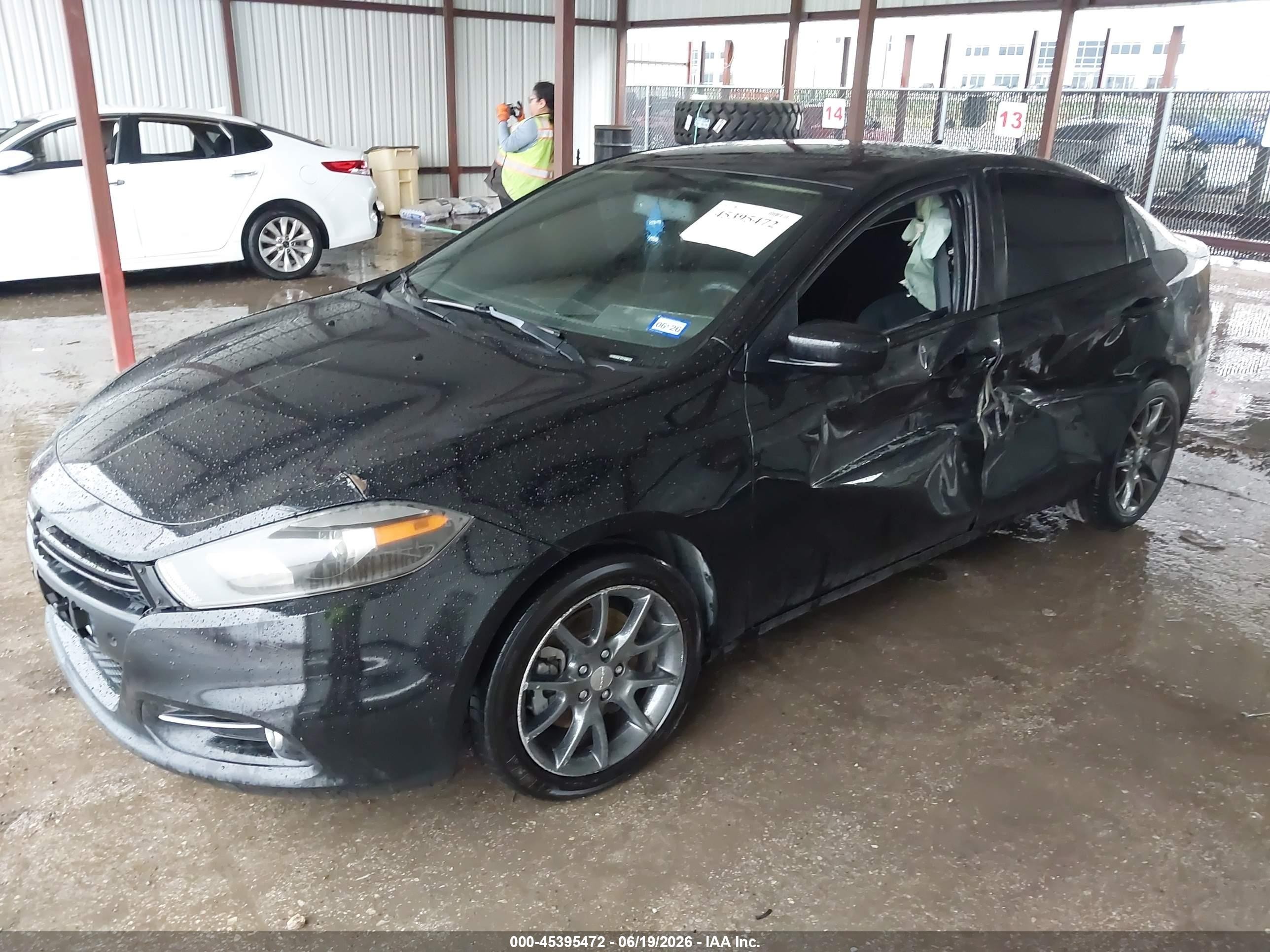 2013 Dodge Dart Rallye Black vin: 1C3CDFBA3DD182595