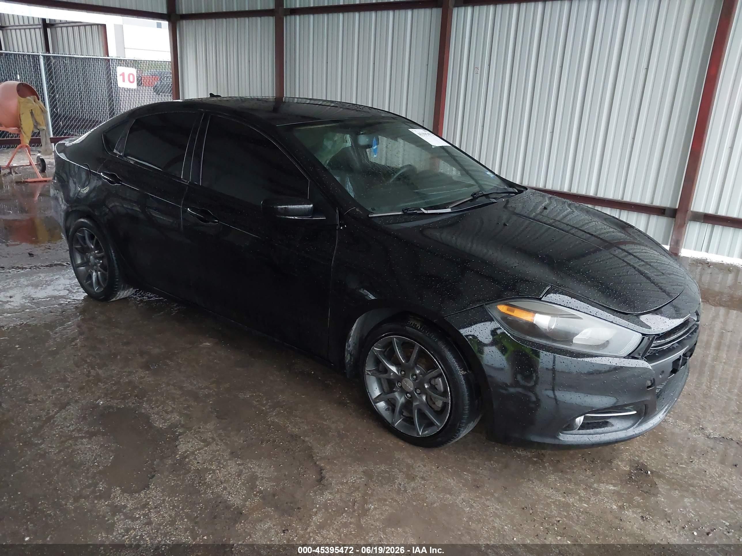 2013 Dodge Dart Rallye Black vin: 1C3CDFBA3DD182595