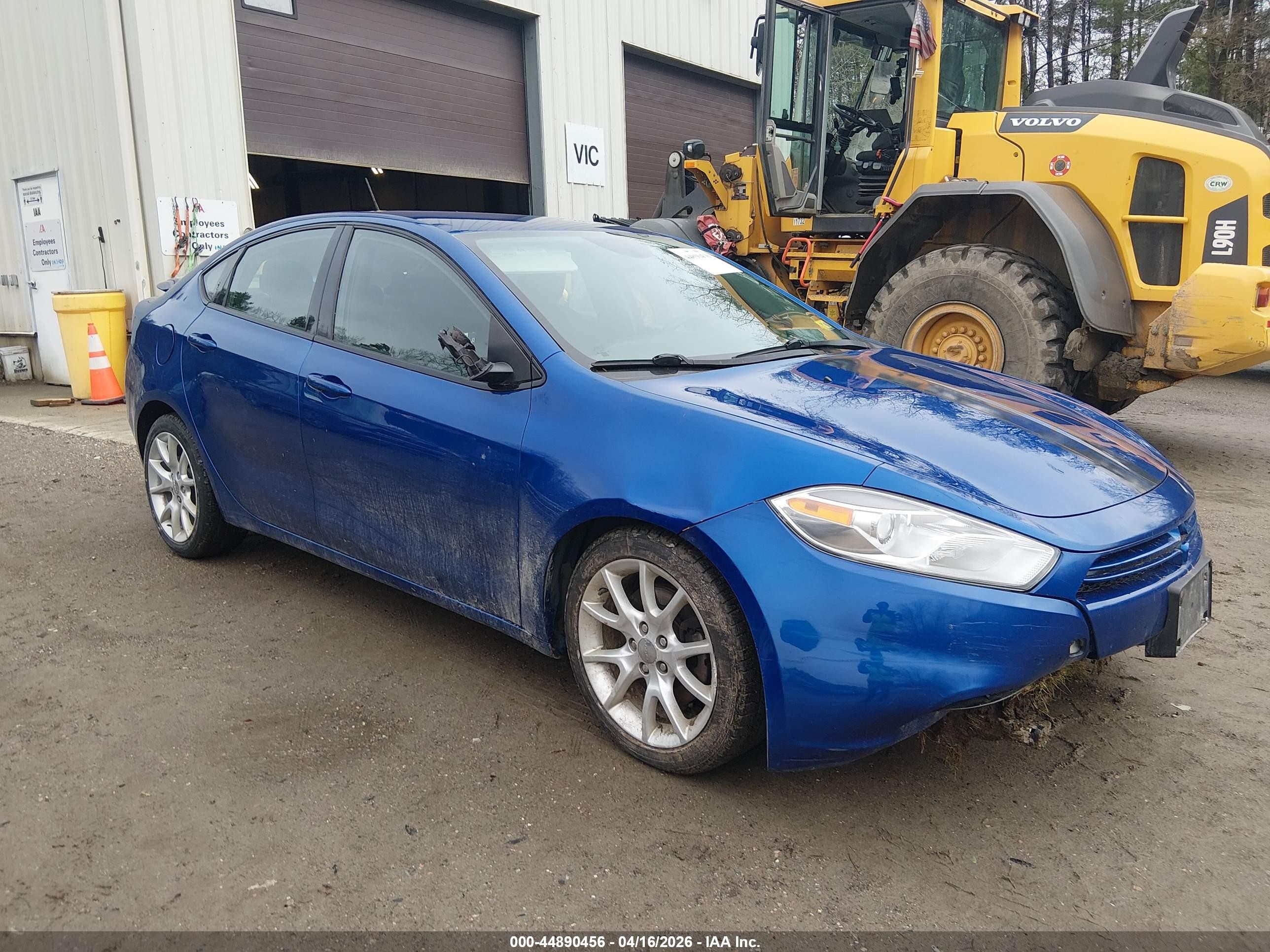 2013 Dodge Dart Sxt Blue vin: 1C3CDFBA3DD185335