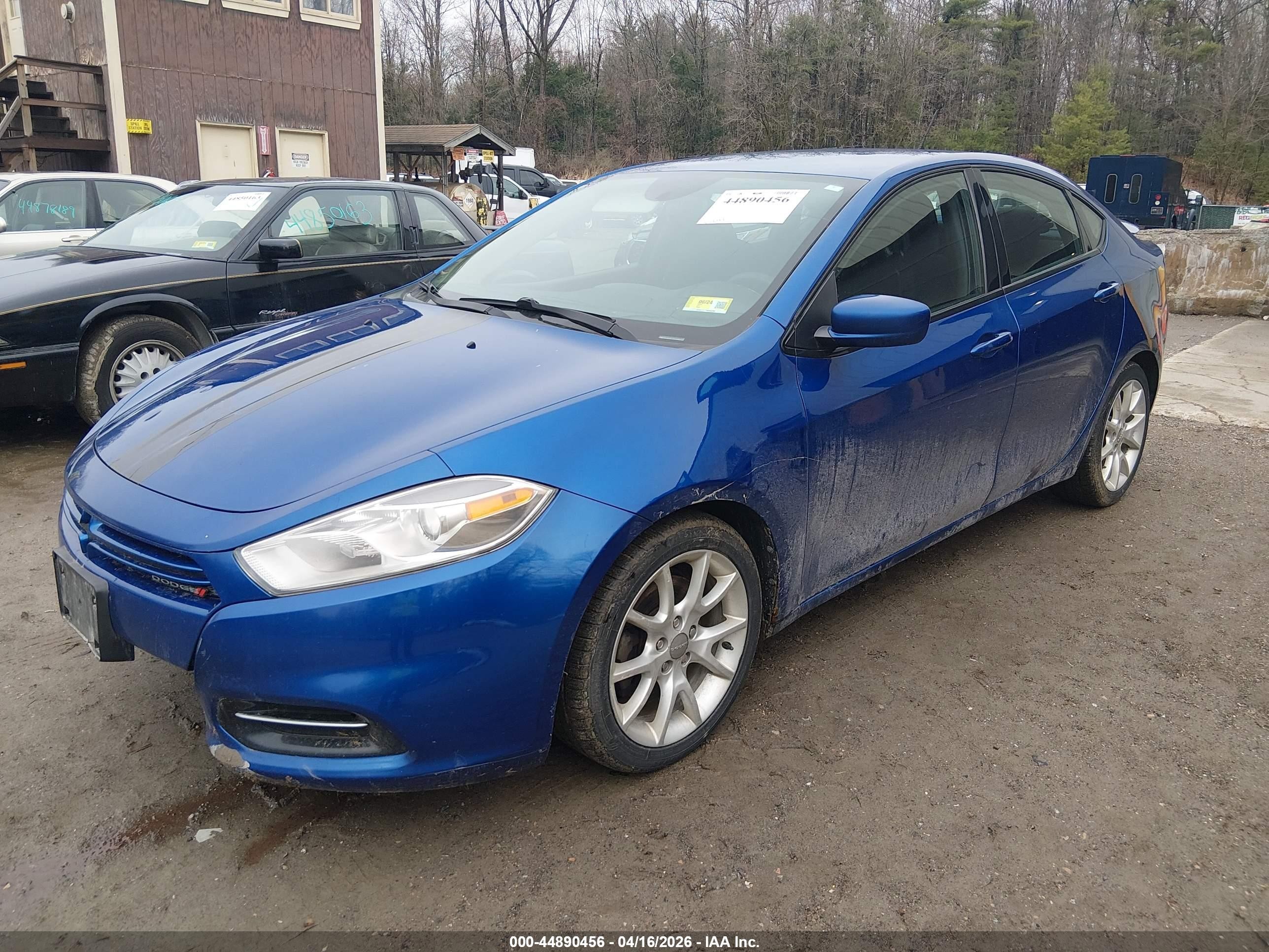 2013 Dodge Dart Sxt Blue vin: 1C3CDFBA3DD185335